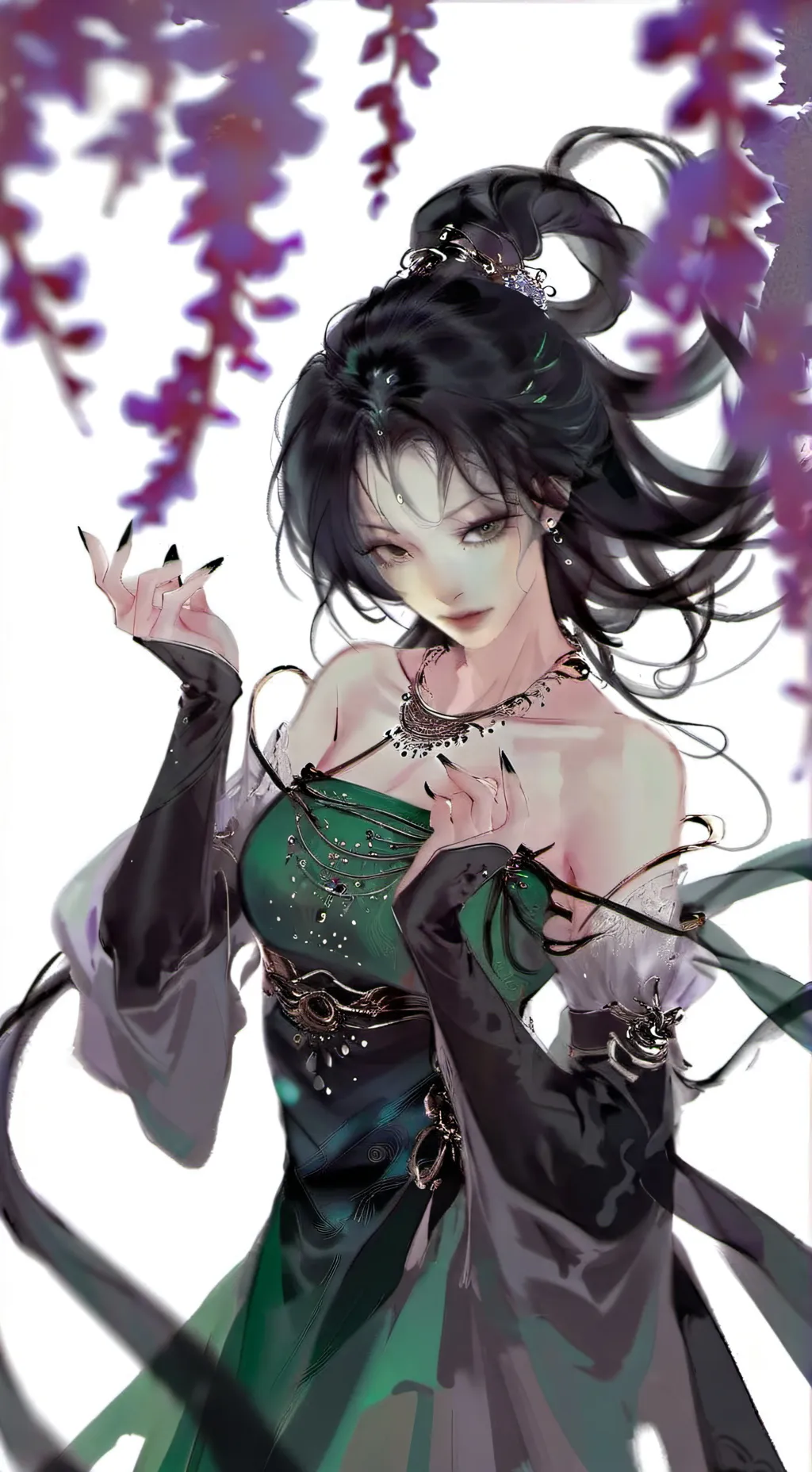ai character: Y/N Black background