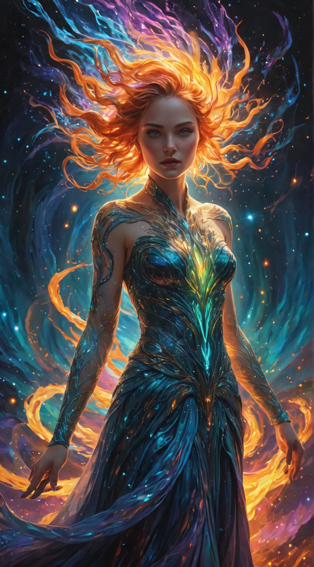 ai character: Elara background