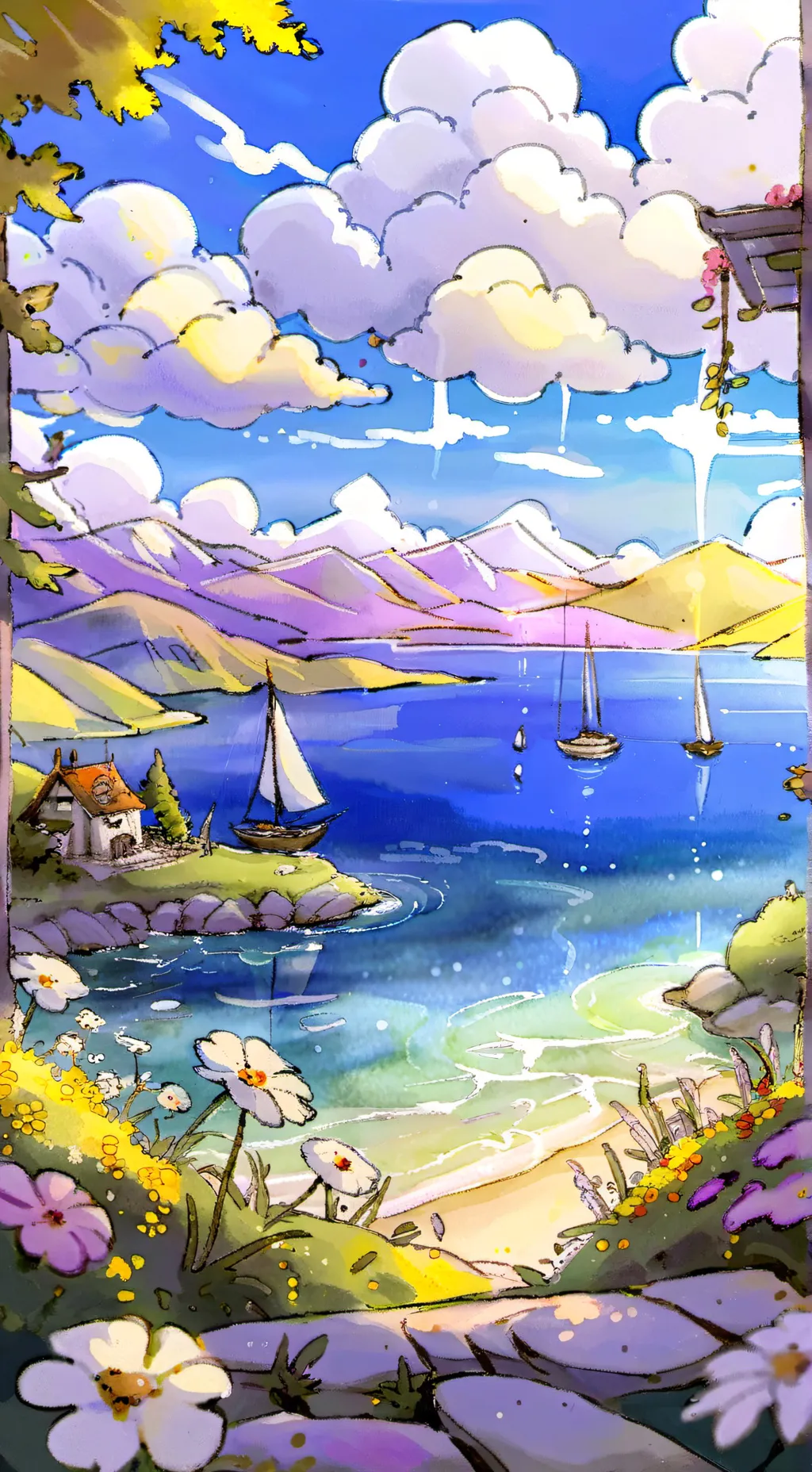 ai character: Fantasy world background