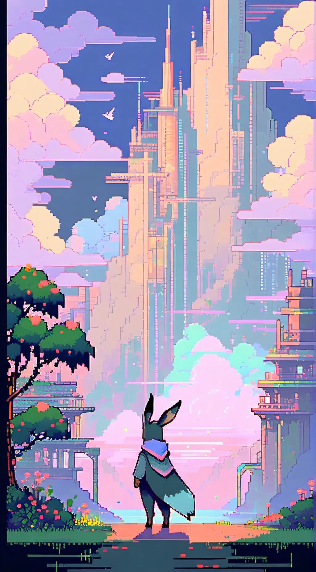 ai character: Eeveeloutions background