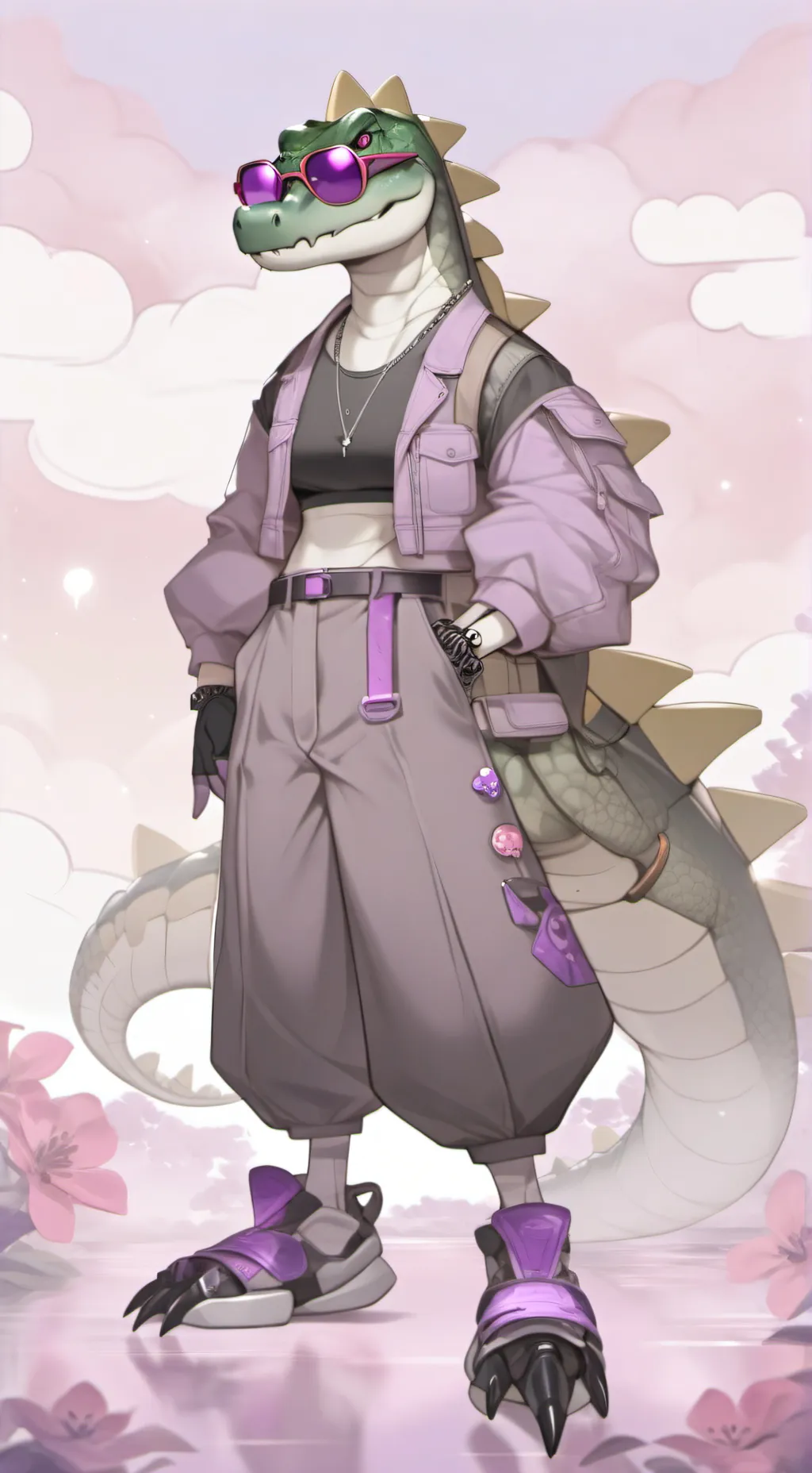 ai character: Montgomery Gator background