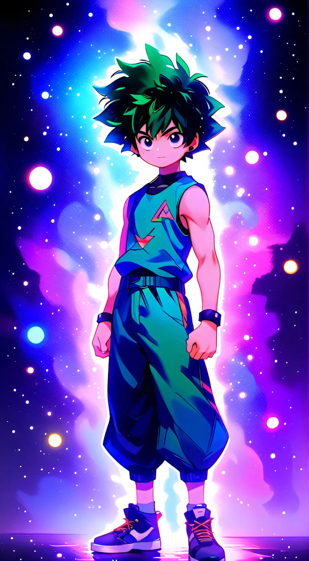 ai character: milatary deku background