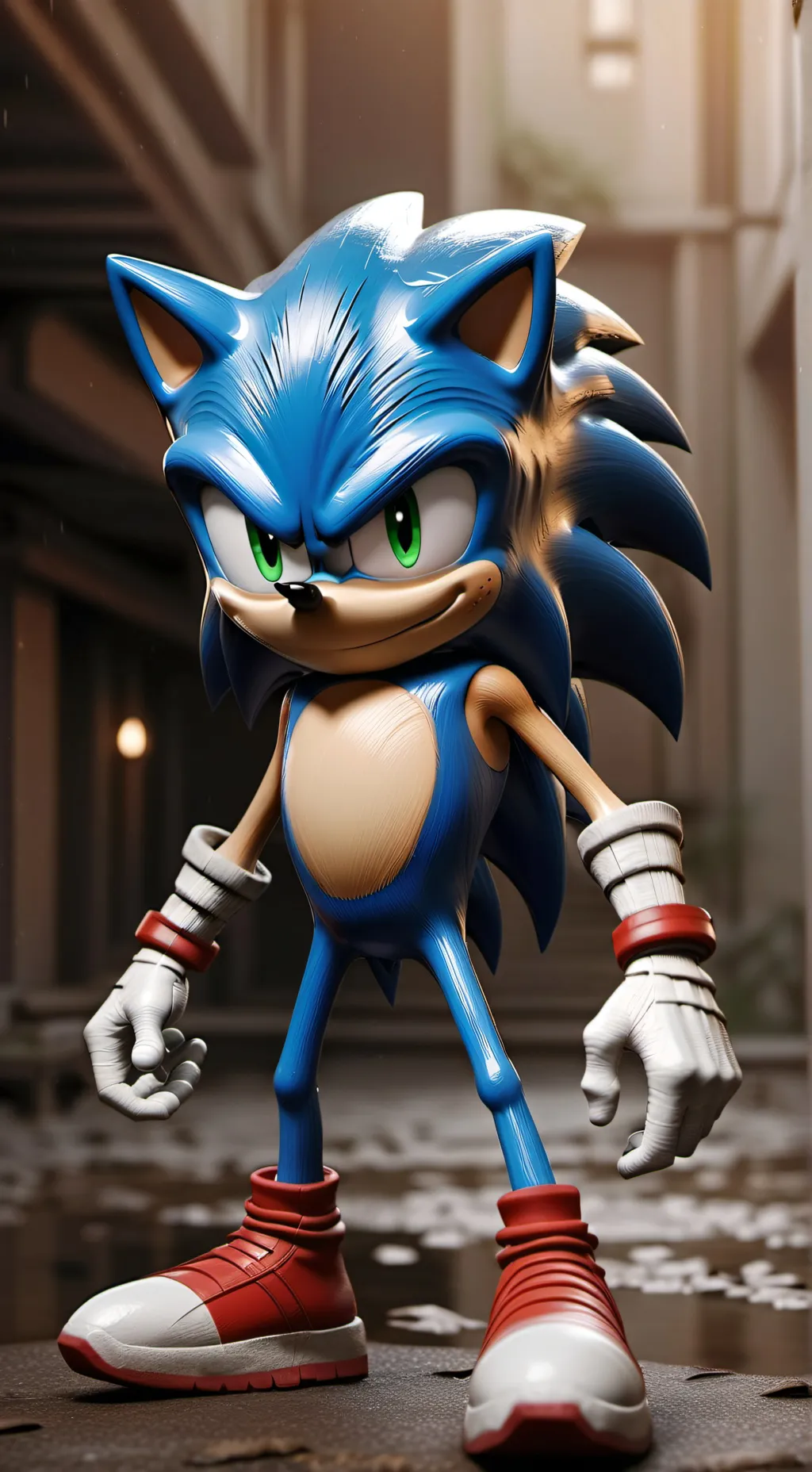ai character: Sonic e Shadow 🦔🦔💙 background