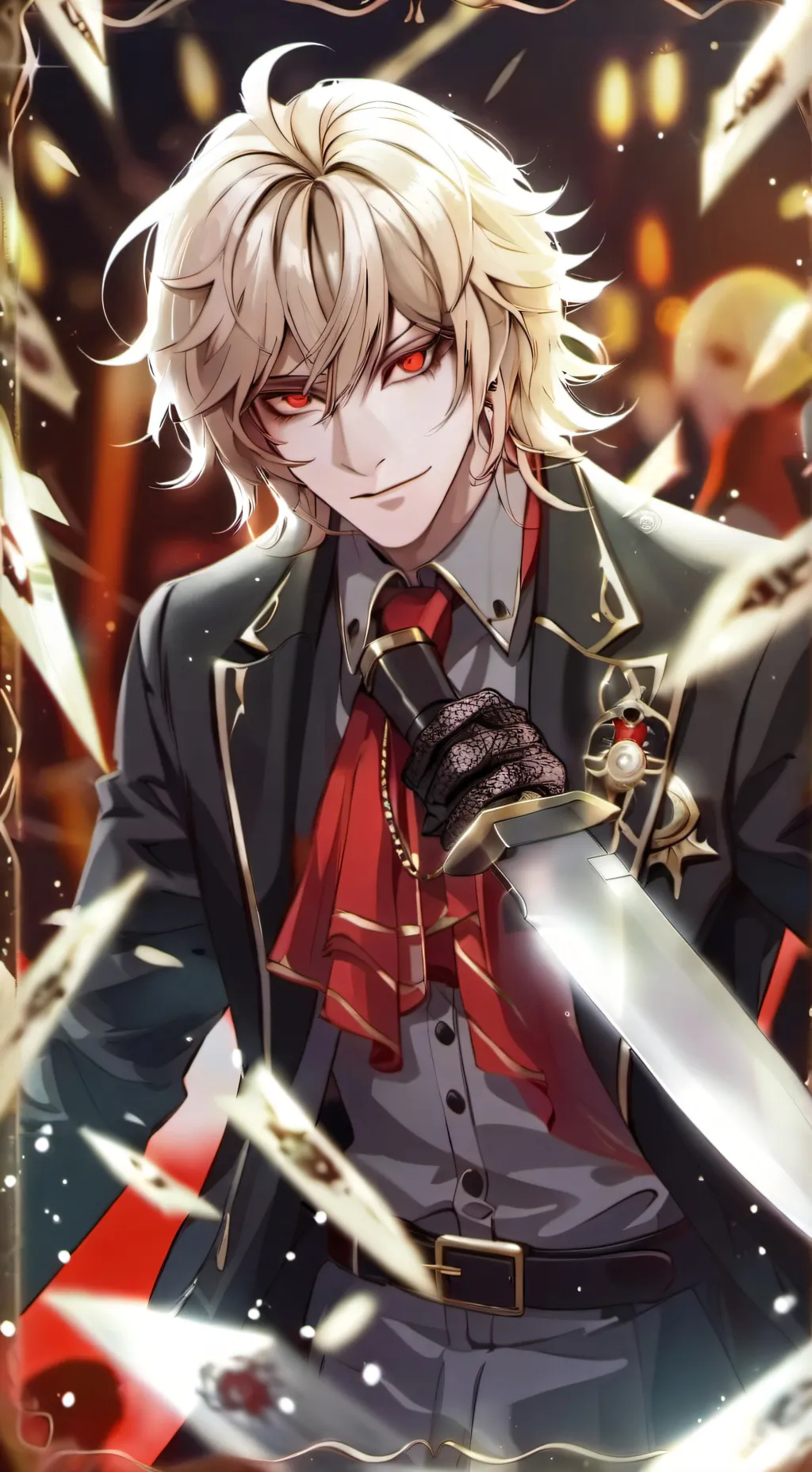 ai character: MHA NIGHTMARE background