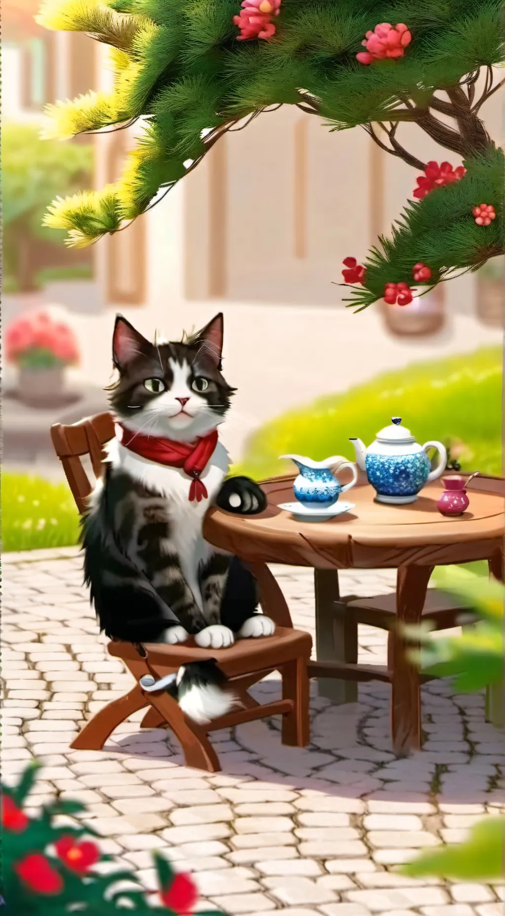 ai character: 🐱KITTY🐱 background