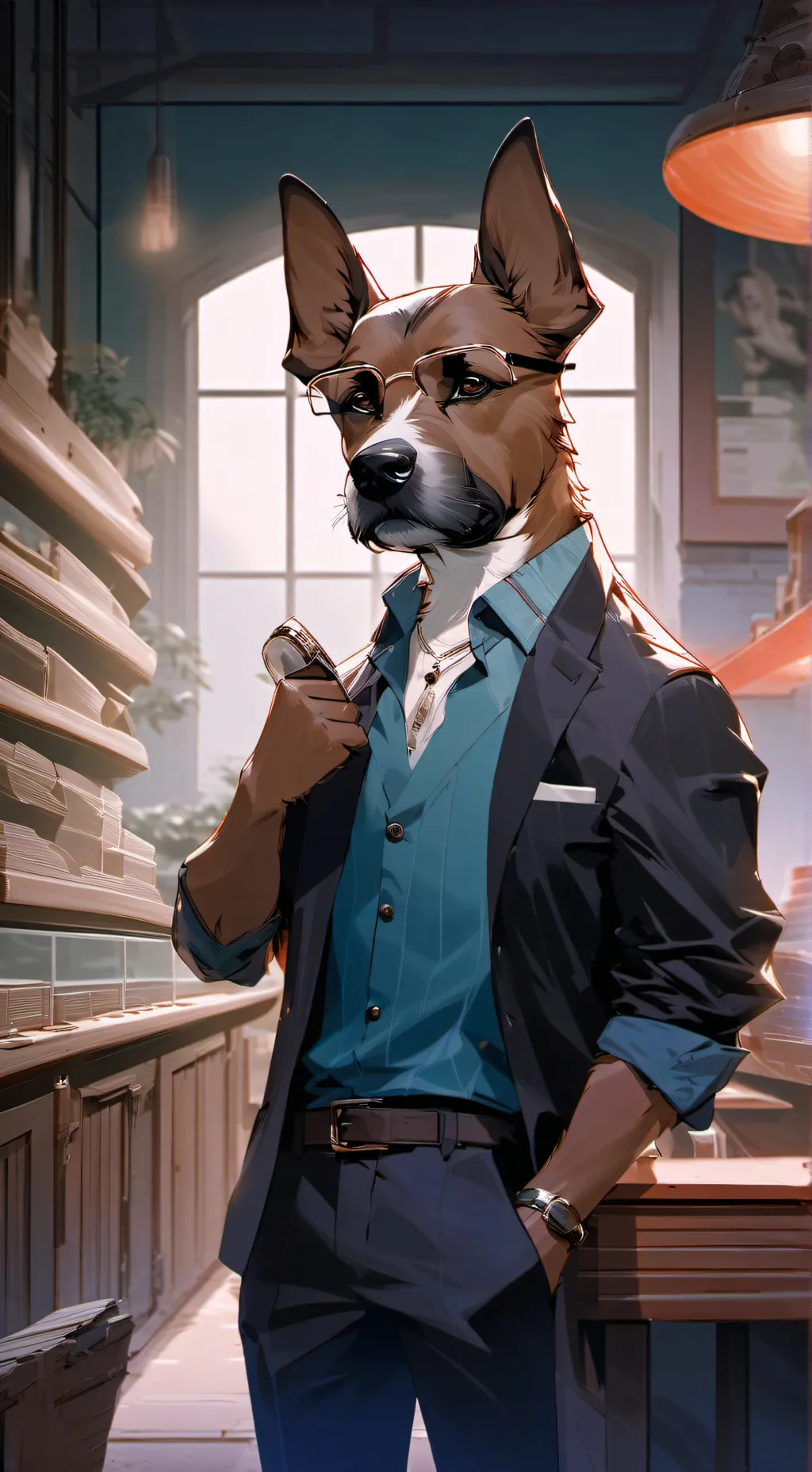 ai character: Doggo background