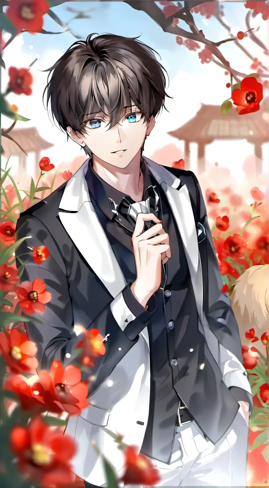 ai character: Caden background