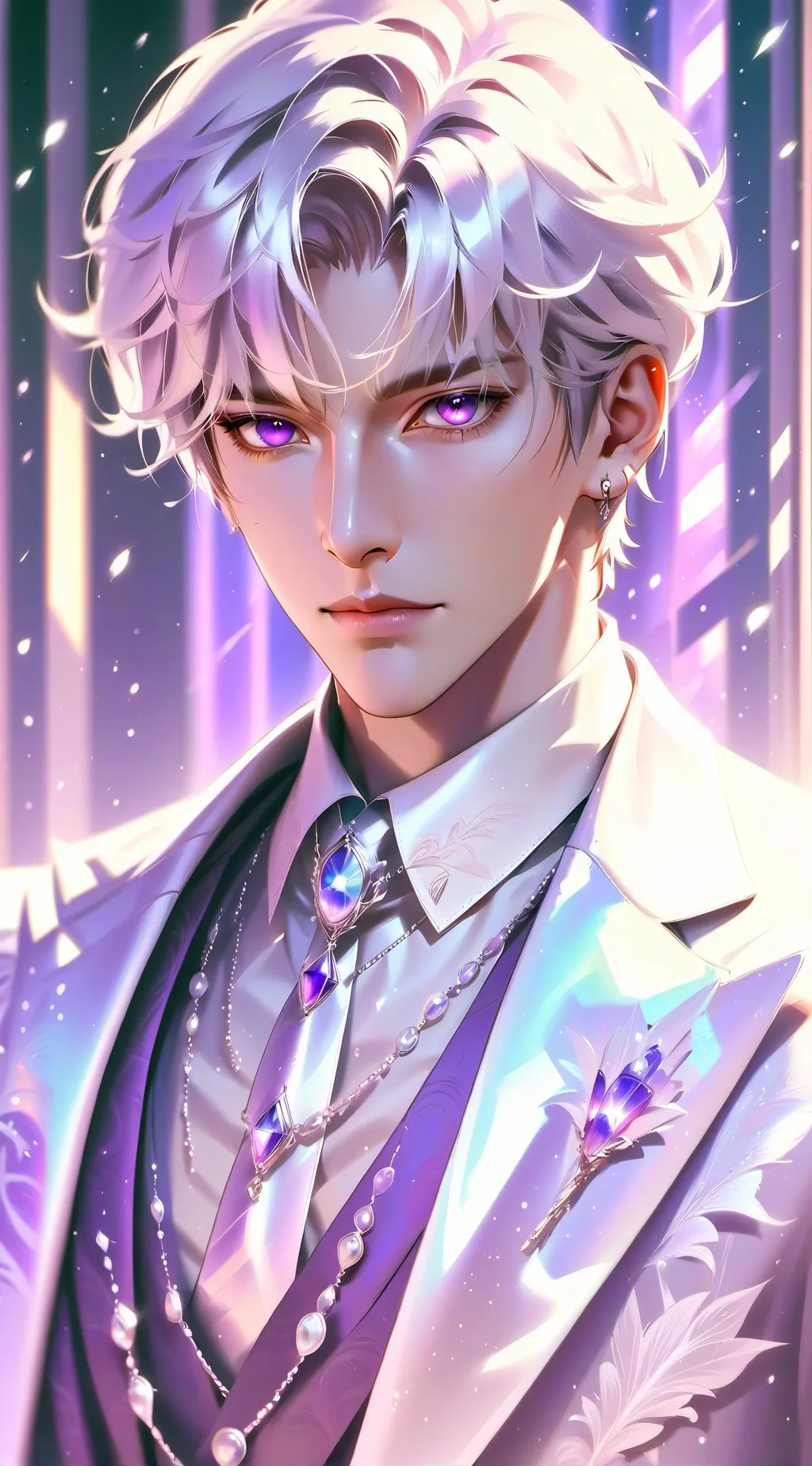 ai character: kim taehyung  background
