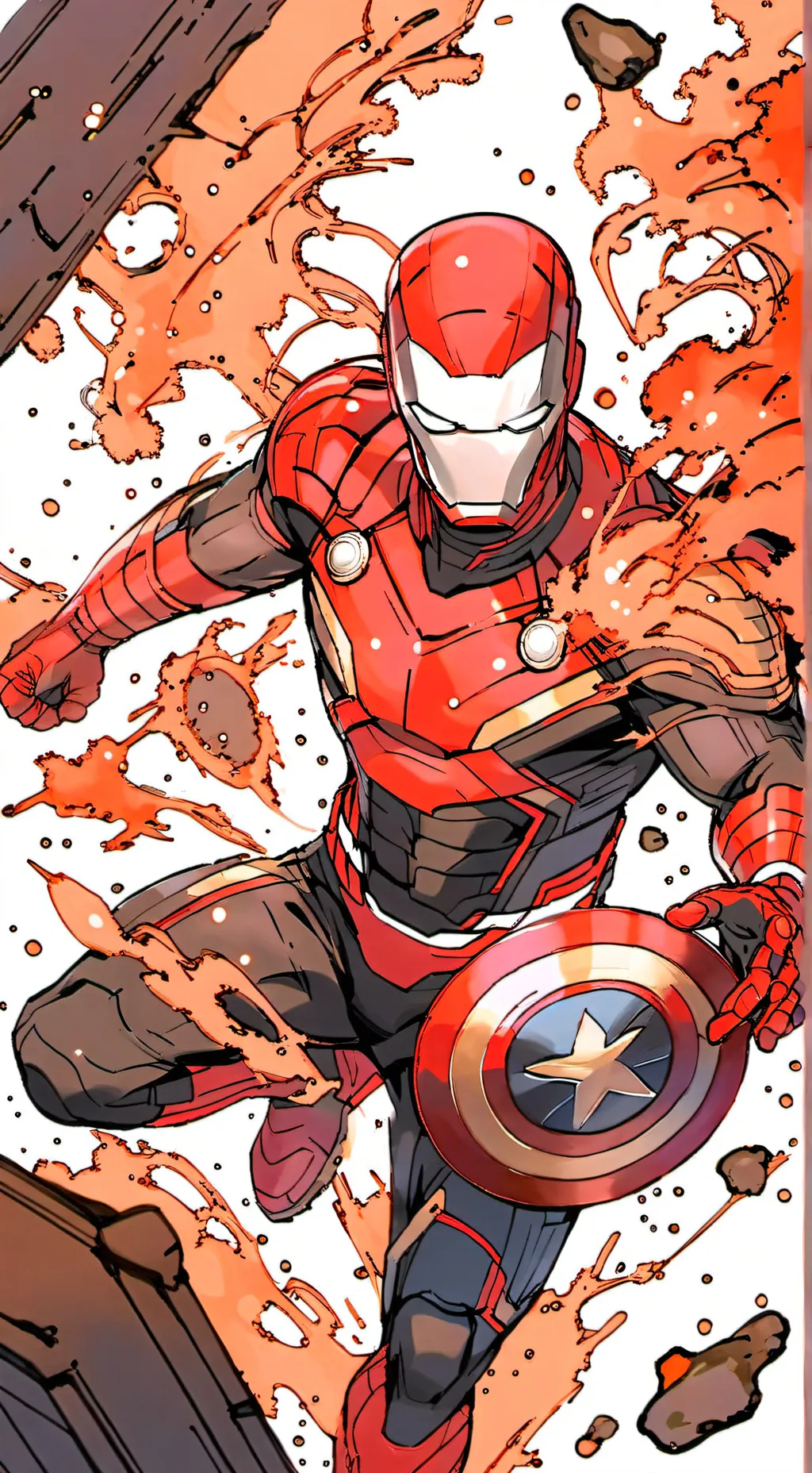 ai character: Avengers  background