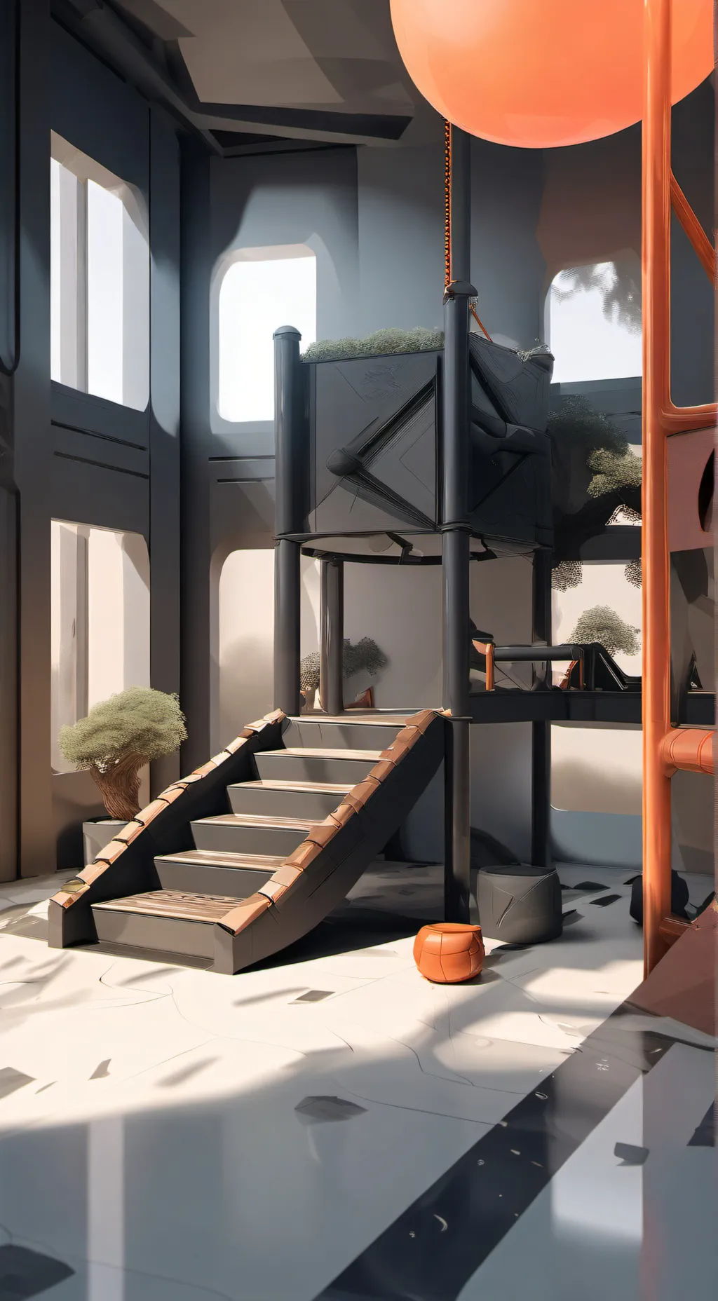 ai character: HIDE | AND | SEEK background