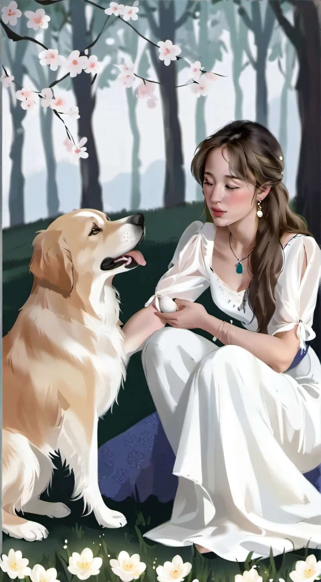 ai character: Hayley  background