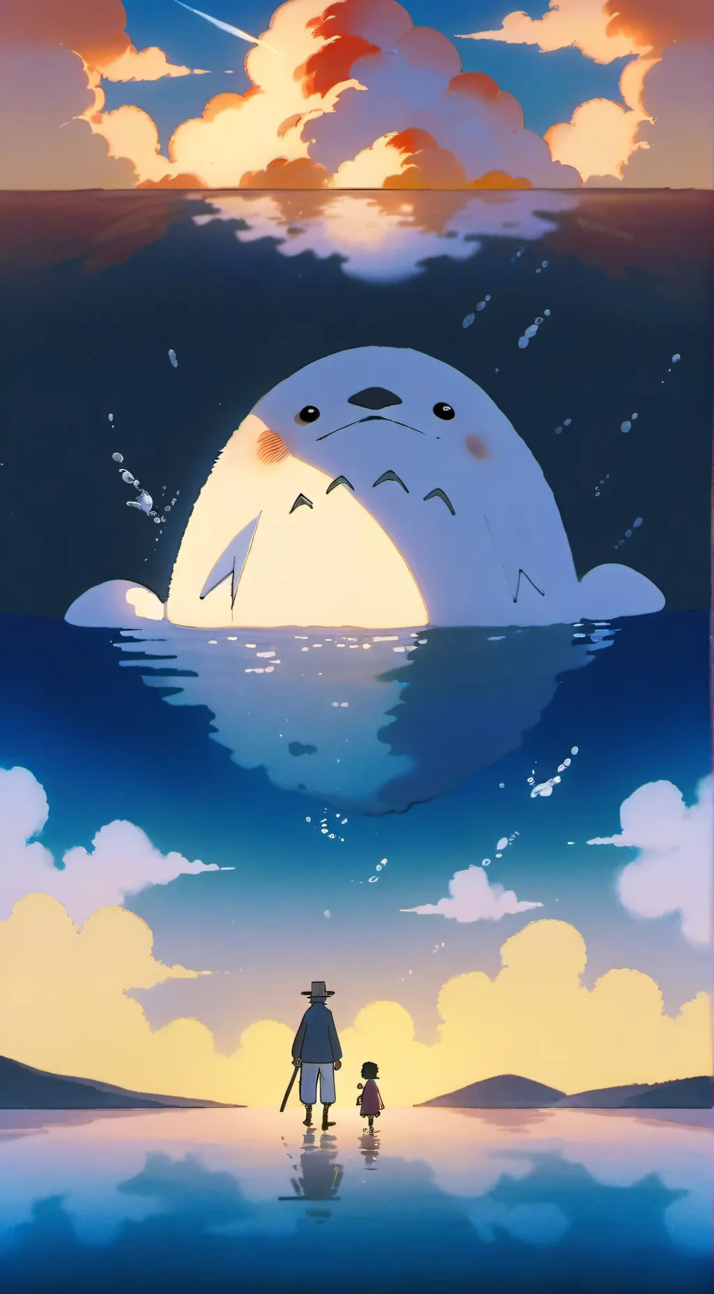 ai character: seal background