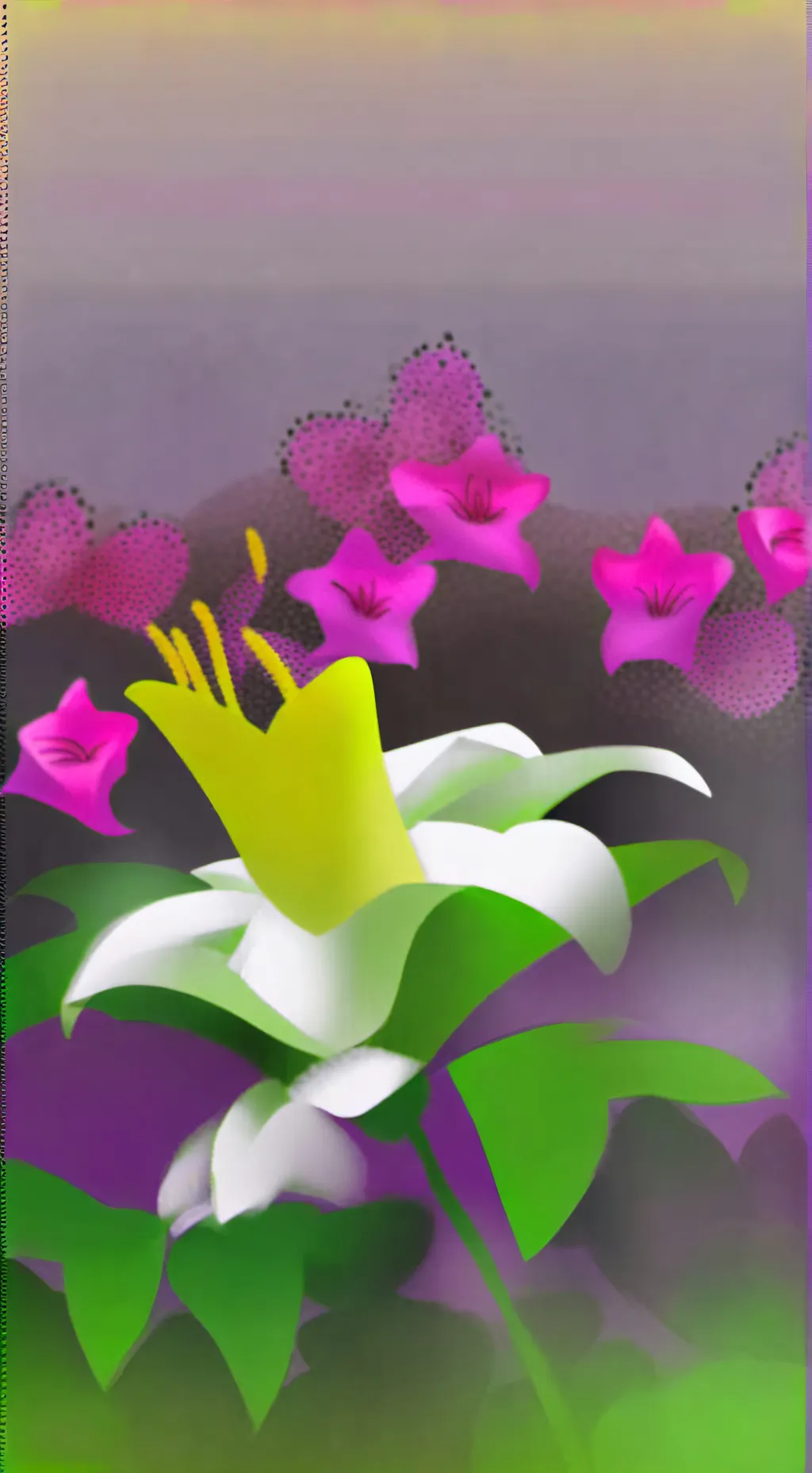 ai character: emoji Katze background