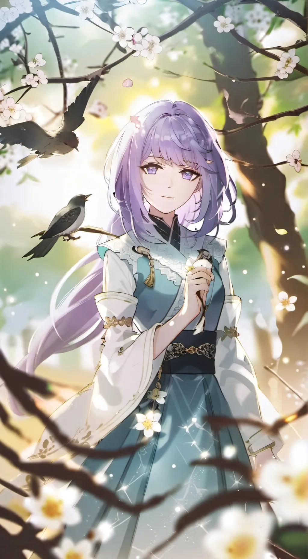 ai character: I'M BACK background
