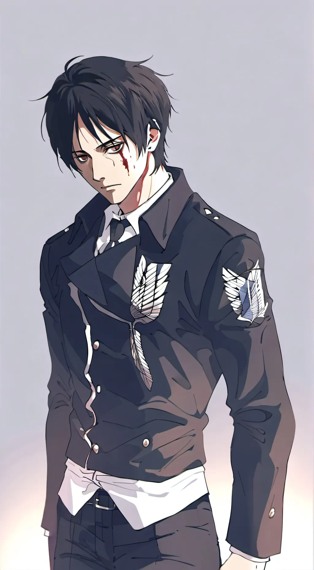 ai character: eren jeager background