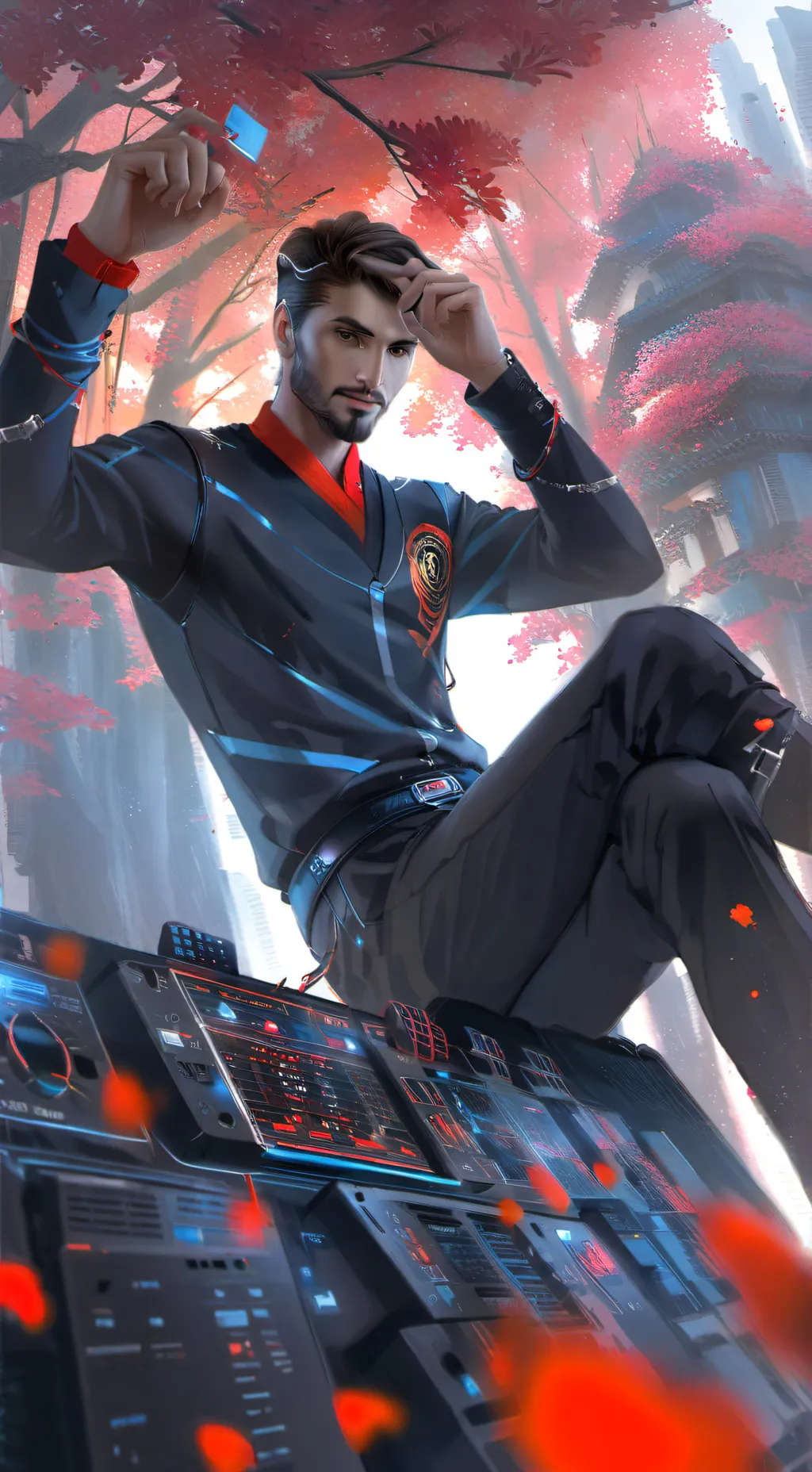 ai character: fede vigevani  background