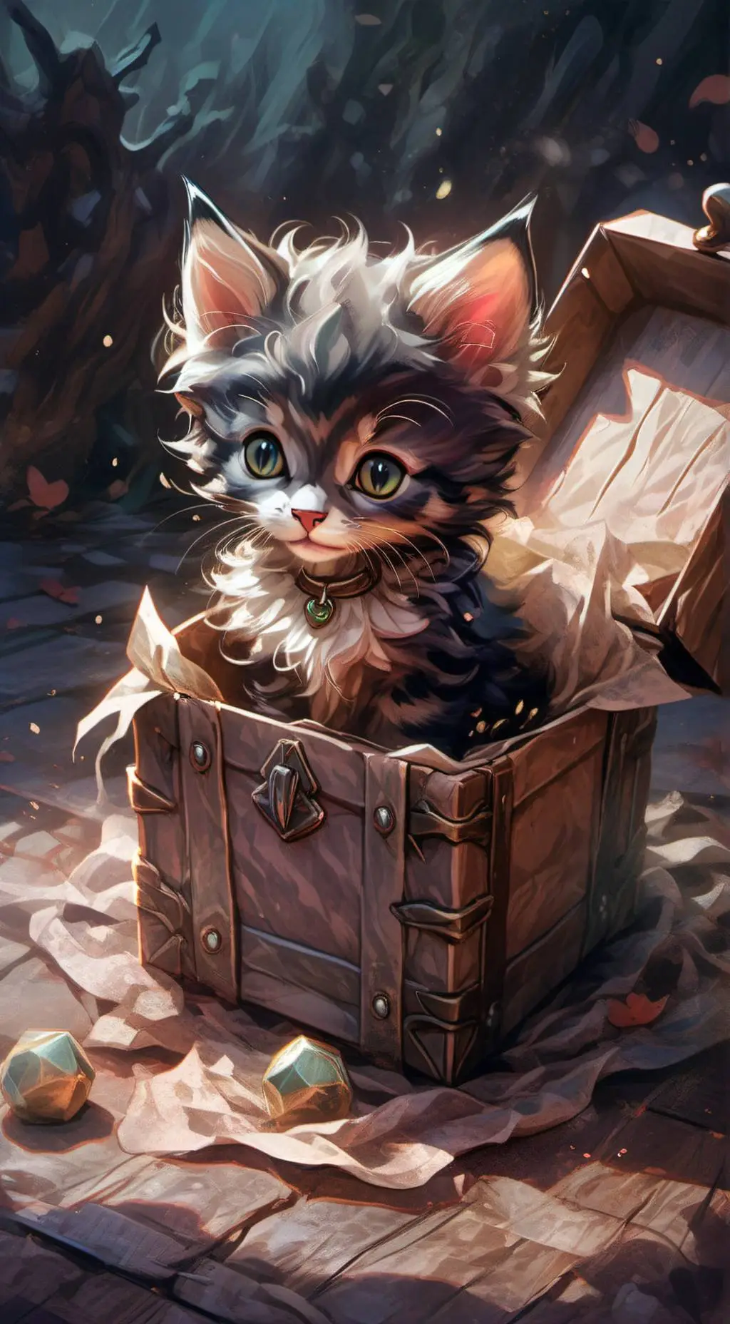 ai character: fair kitty background