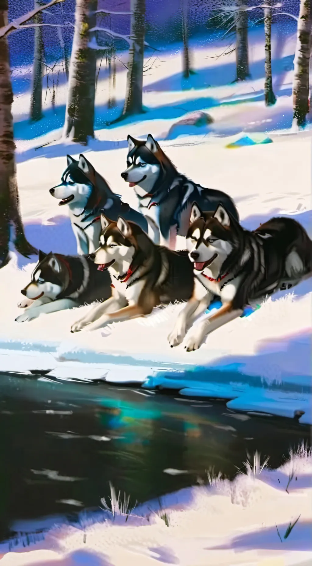 ai character: watch them rollin background