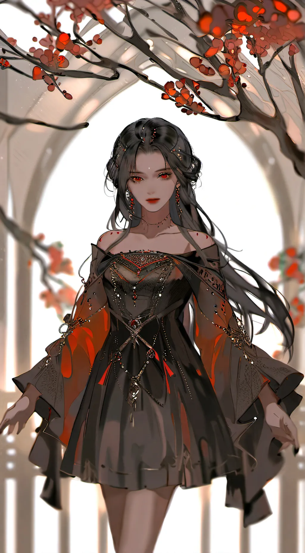 ai character: Anitita 🖤 background