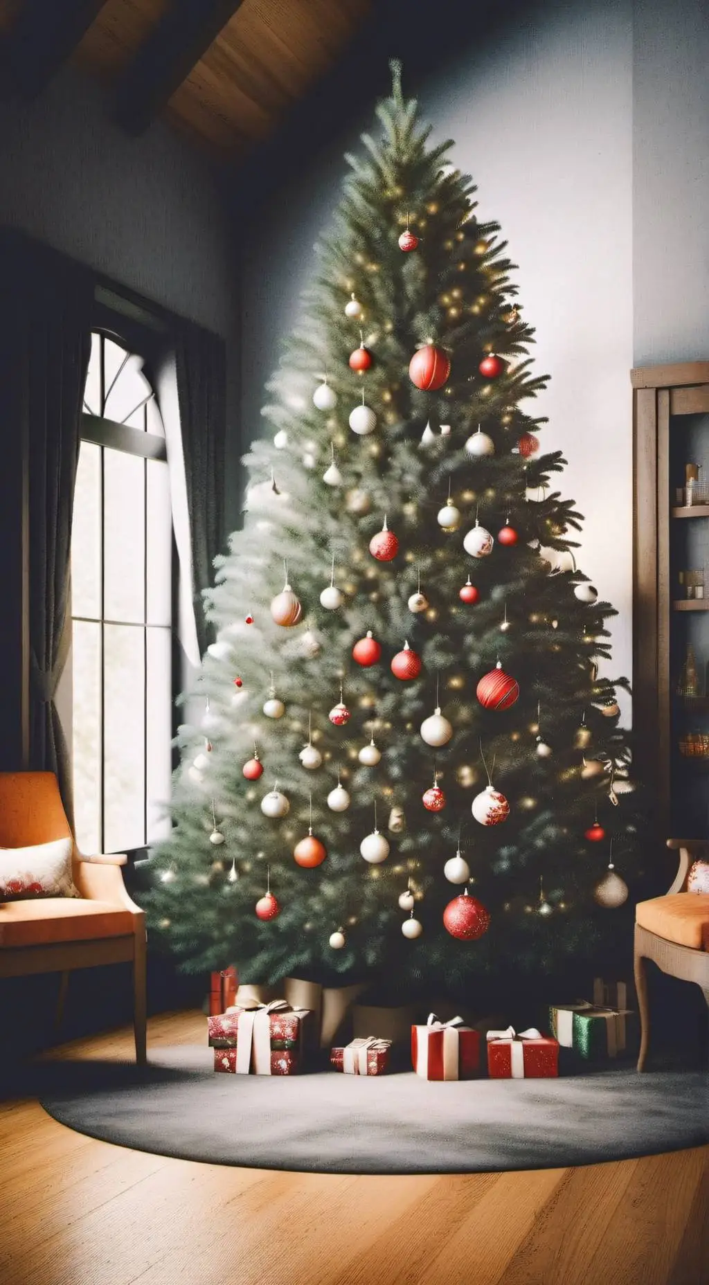 ai character: Christmas Ending background