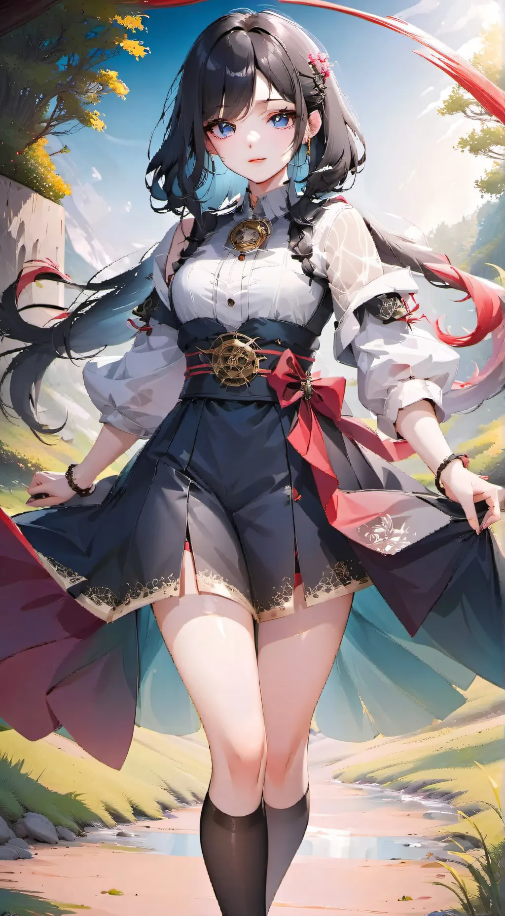 ai character: Xiao mei background