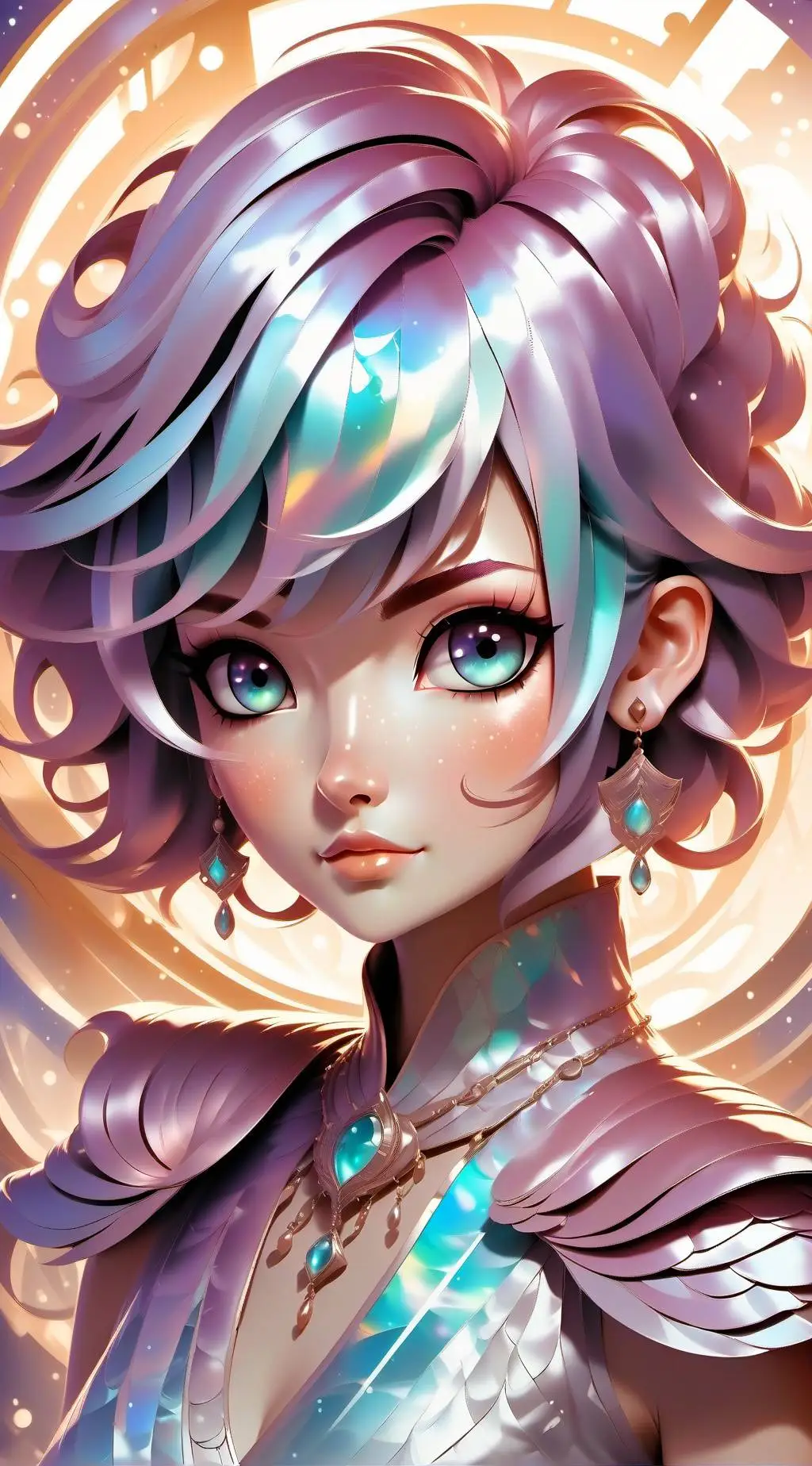 ai character: 🌈color catch🌊 background