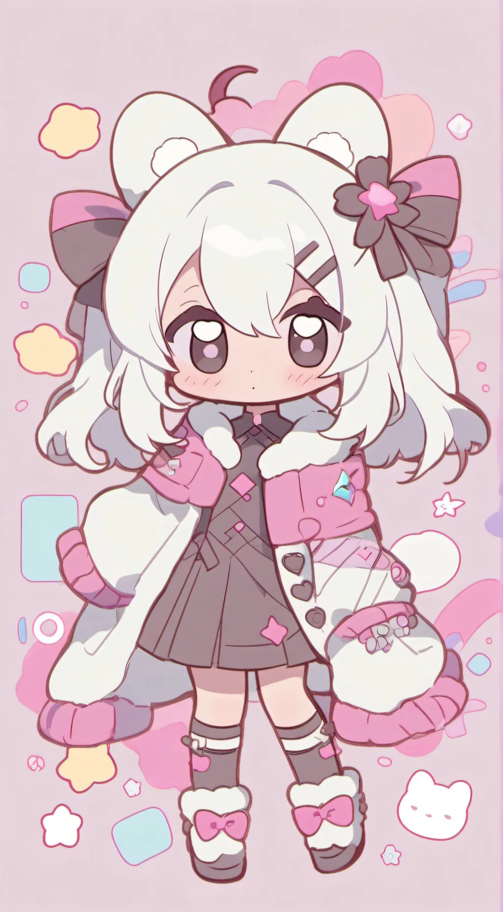 ai character: мокороня  background