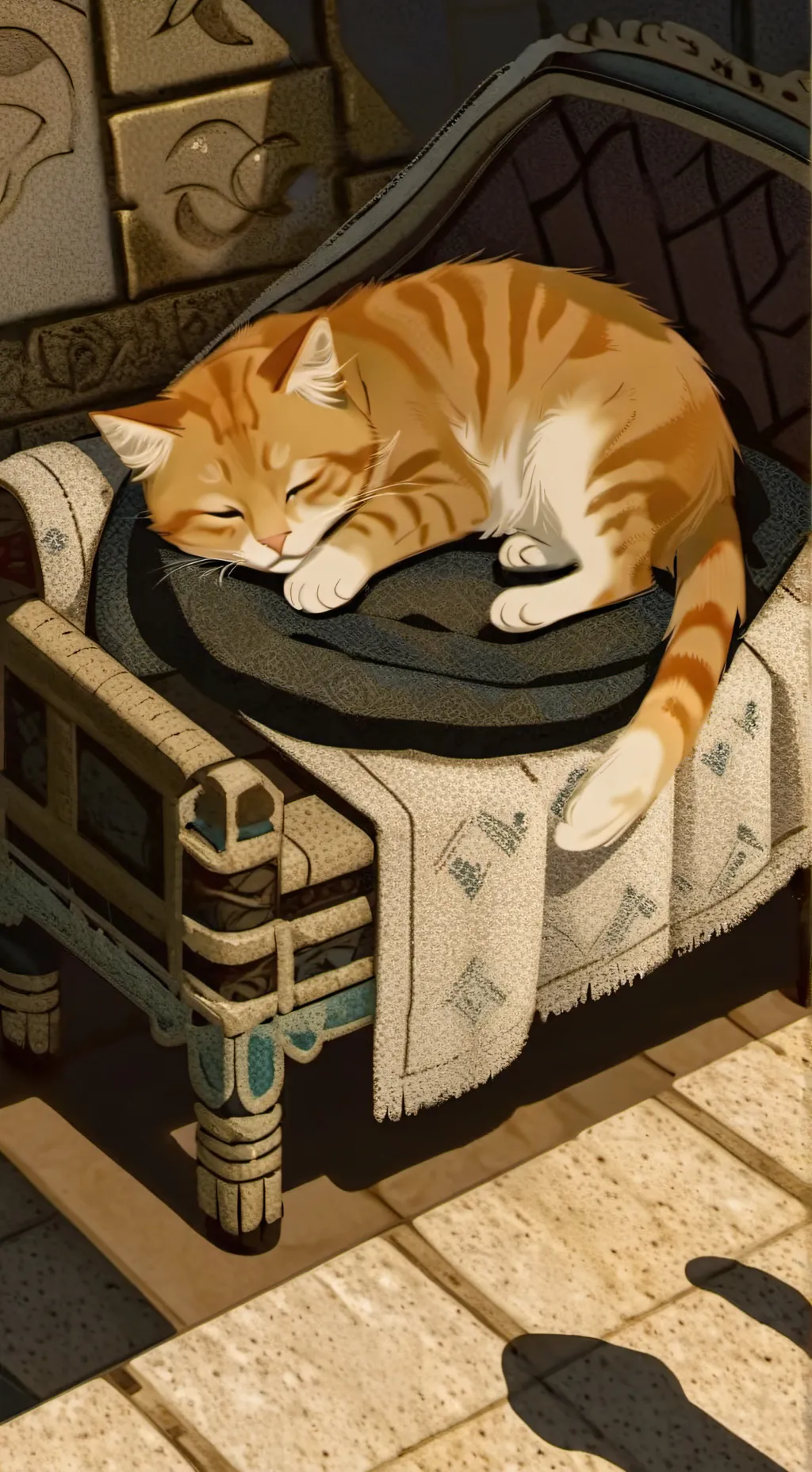 ai character: linal background