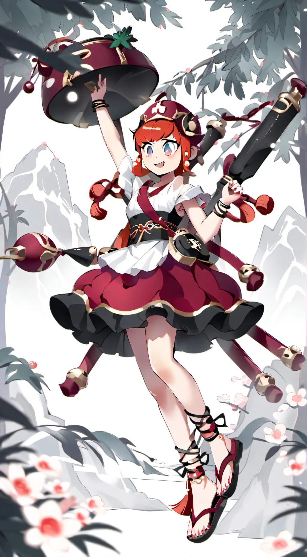 ai character: Fernanda  background