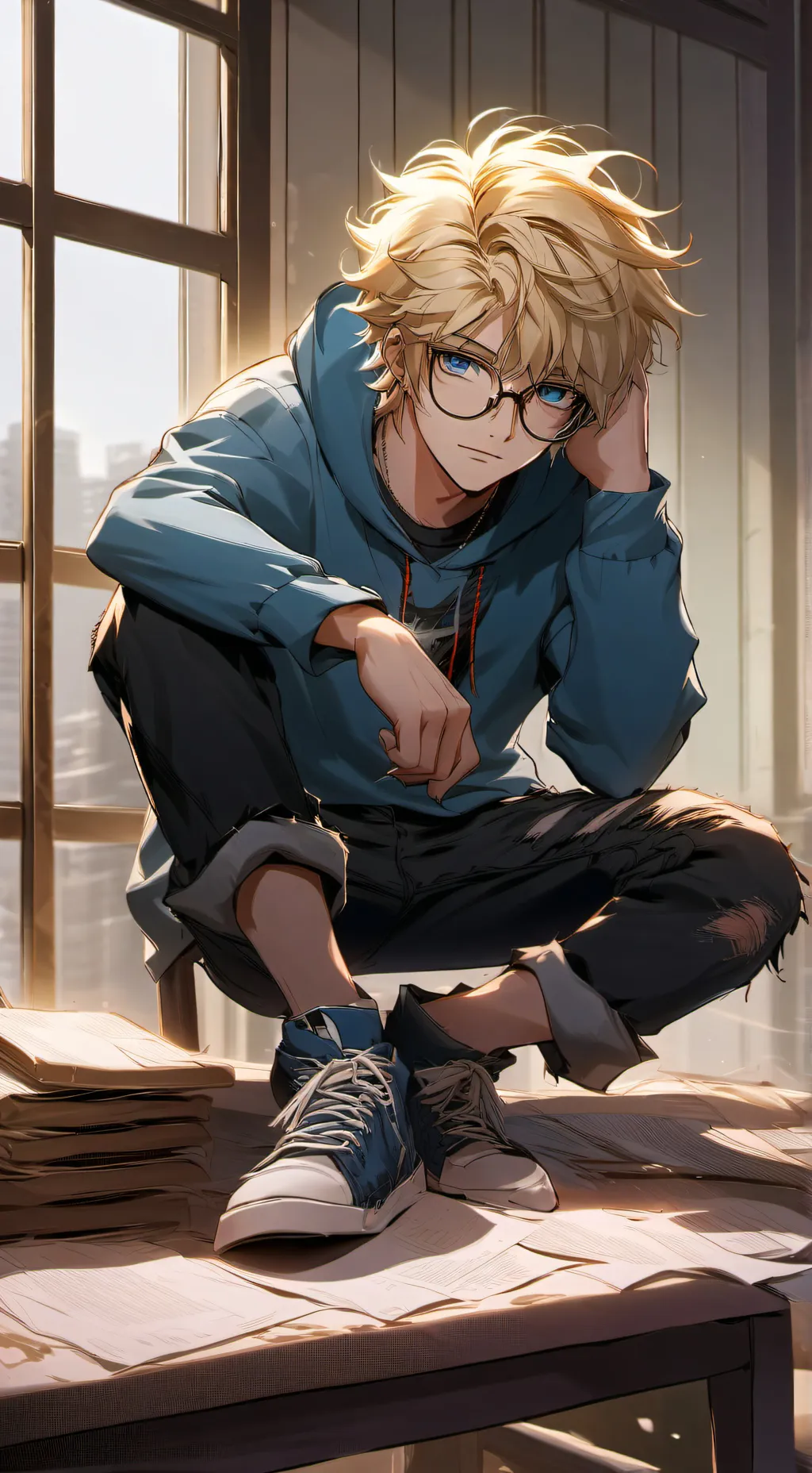 ai character: Asher background