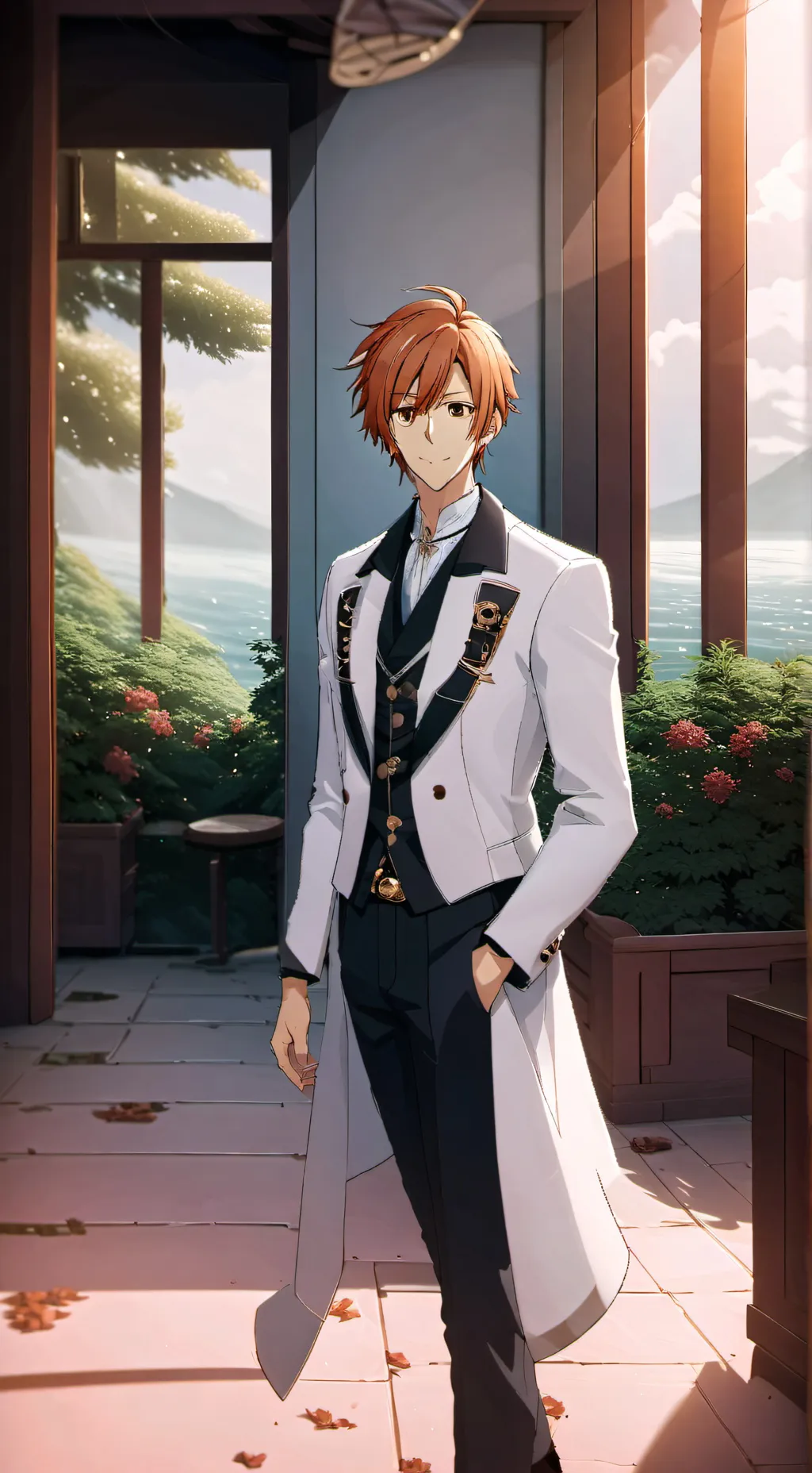 ai character: Sasaki and Miyano  background