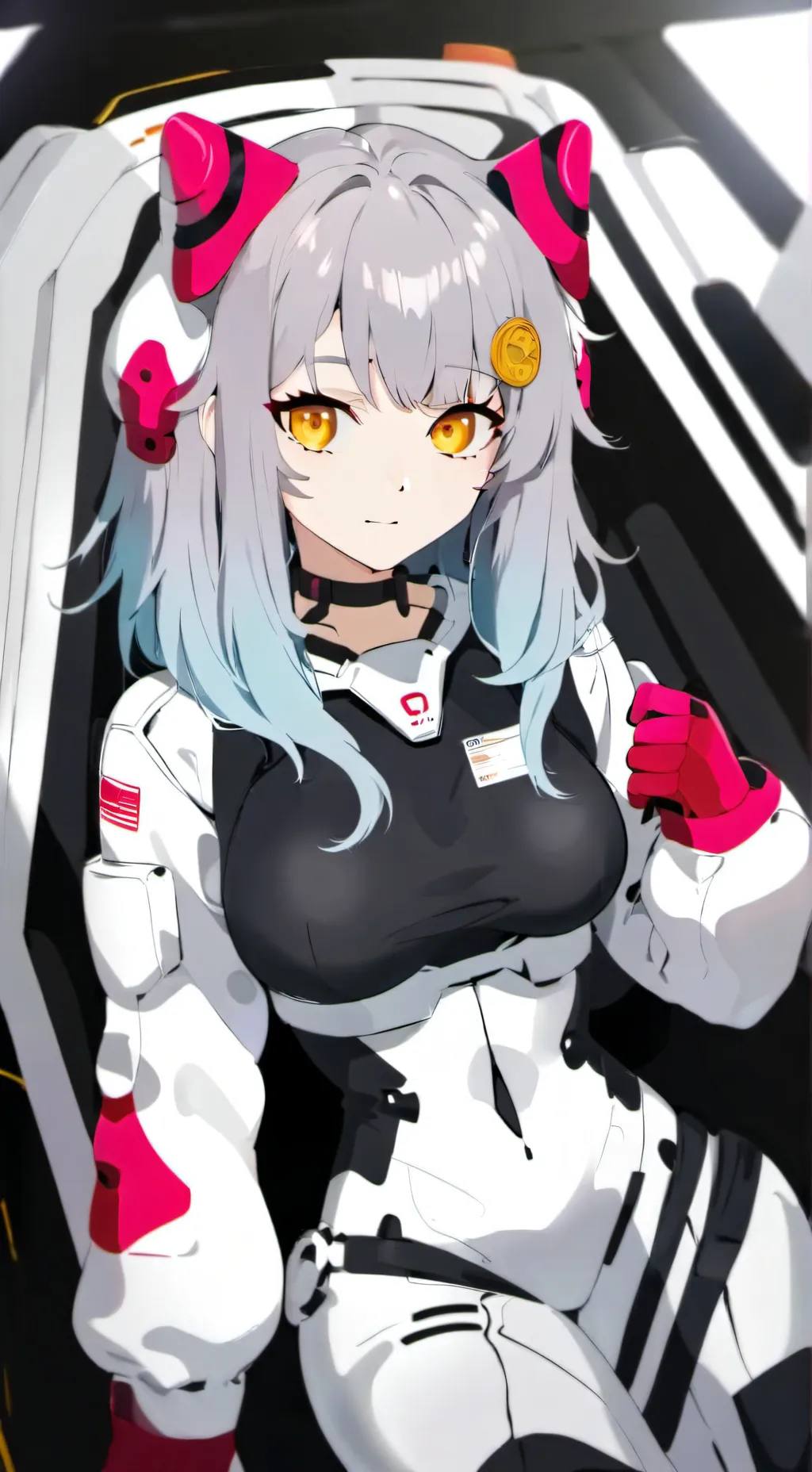 ai character: sus red background