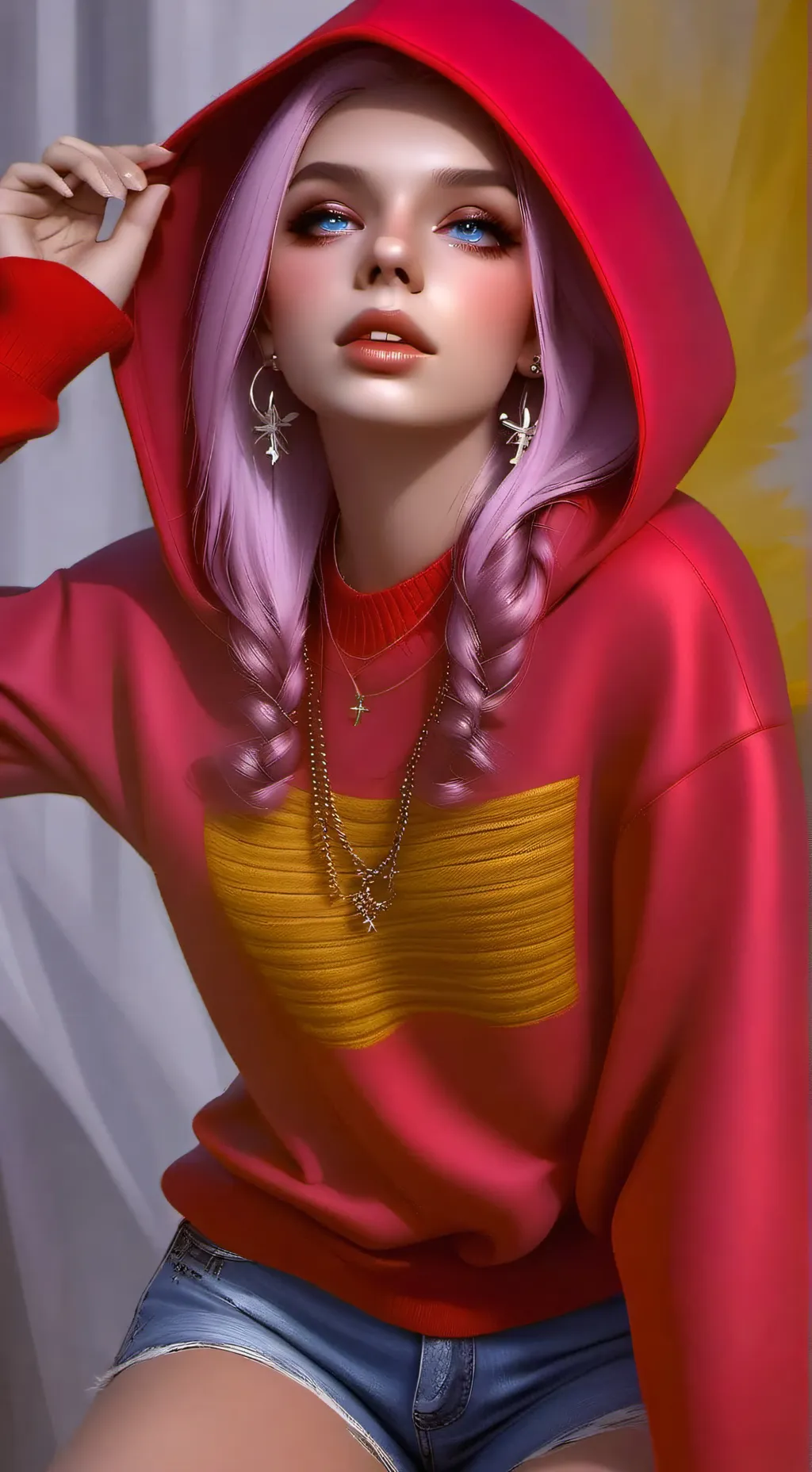 ai character: Lola (lollipop) background