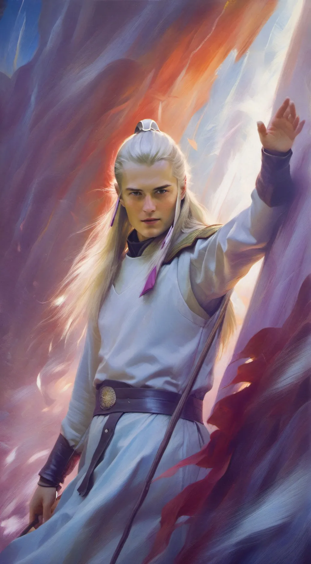 ai character: Legolas 💕 background