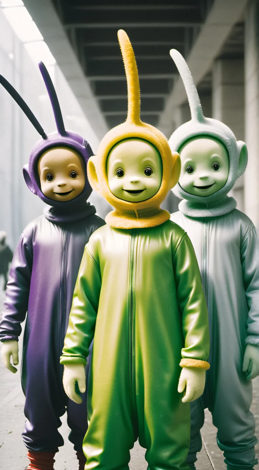 ai character: Tinky winky background