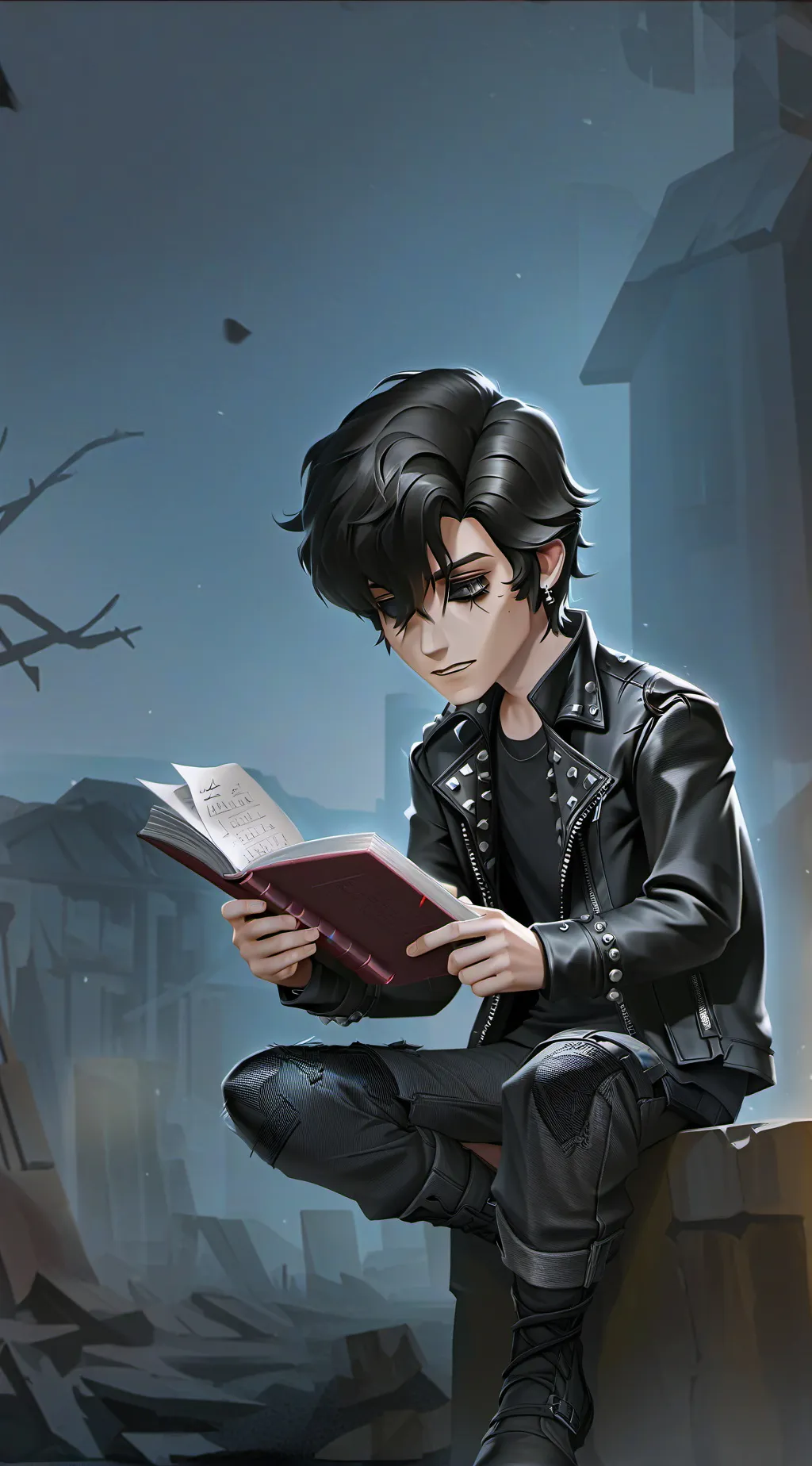 ai character: emo background