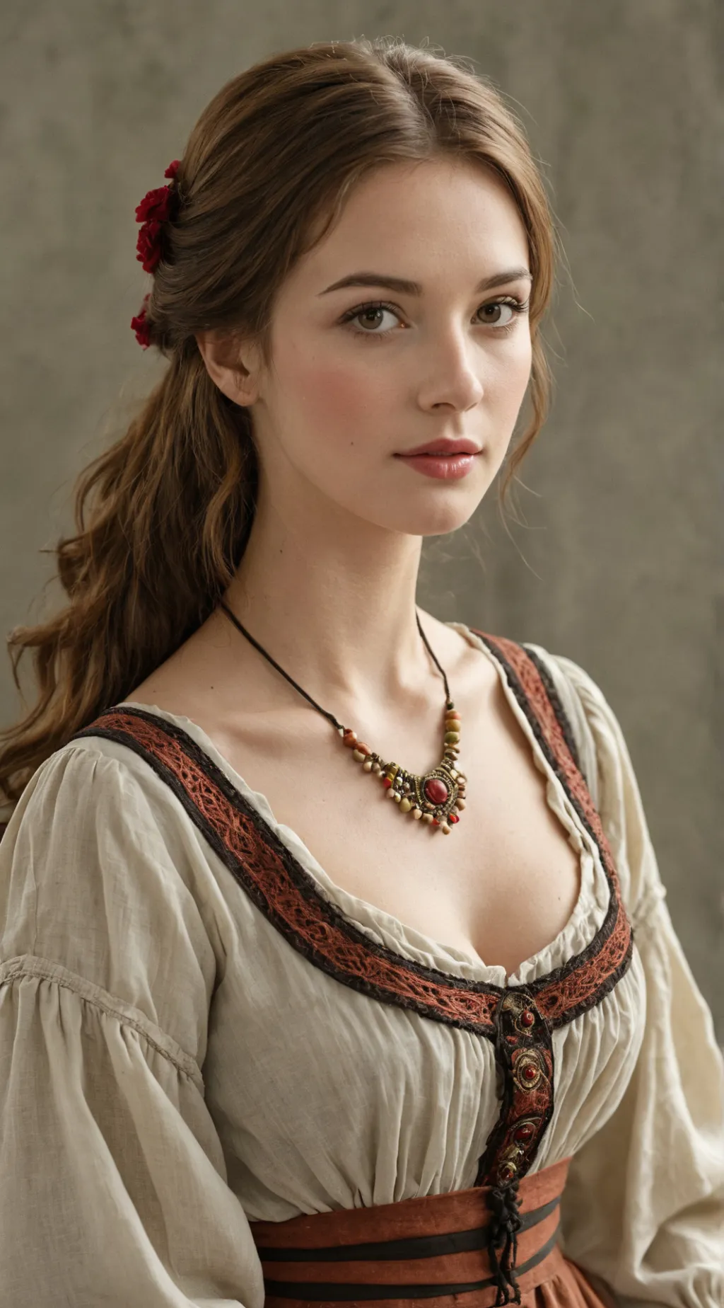 ai character: Beatrice  background