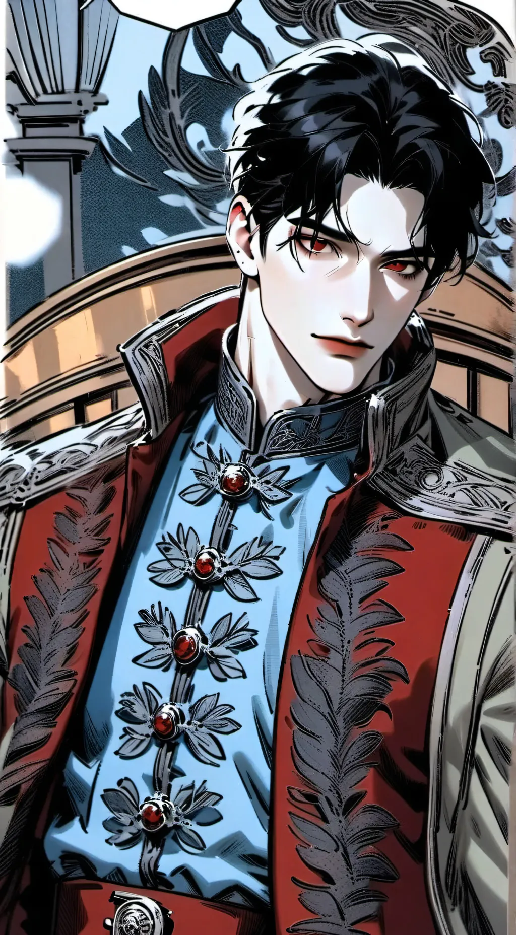 ai character: Focus background