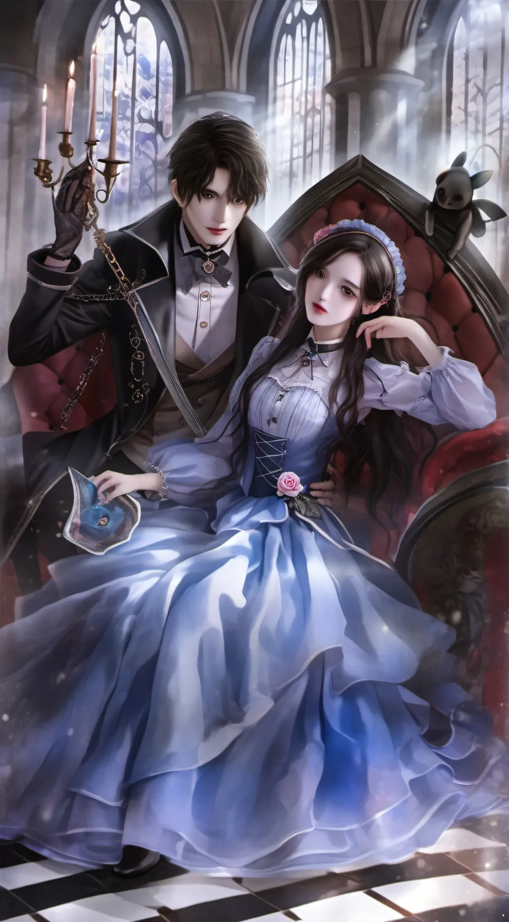 ai character: сакн background