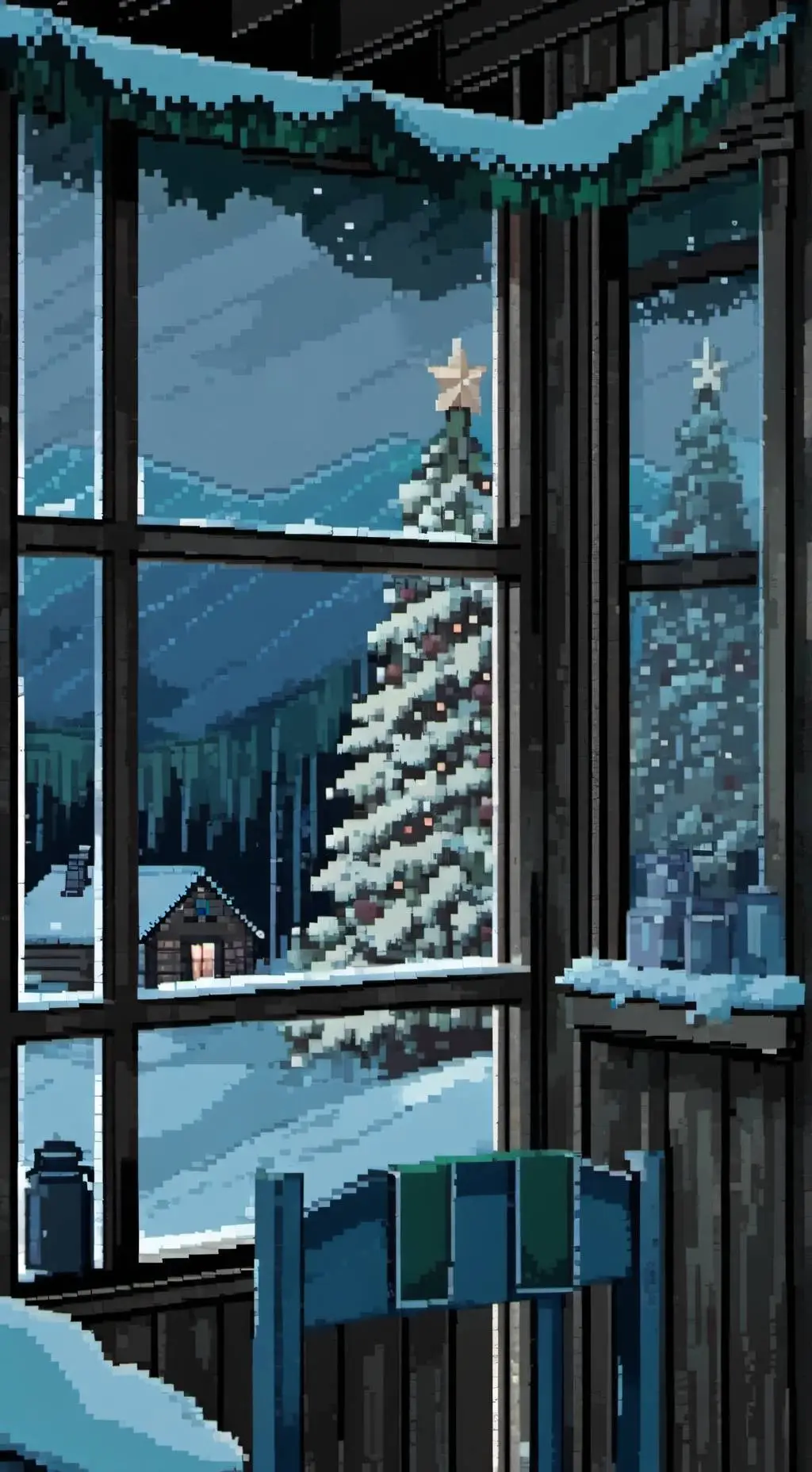ai character: 🎄MHA CHRISTMAS! ❄️ background