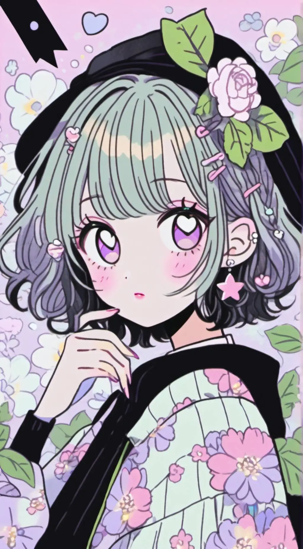 ai character: Pickme girl serene background