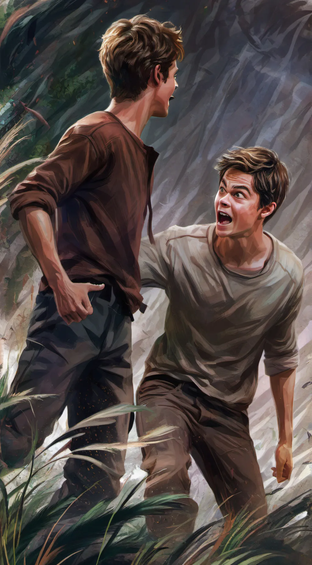 ai character: Maze Runner RP background