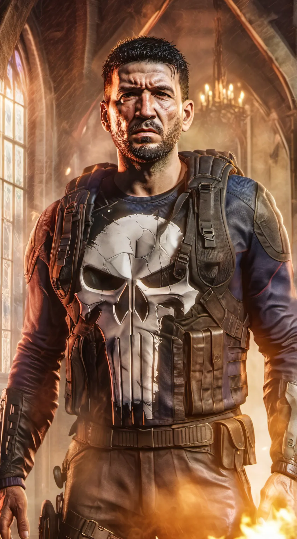 ai character: punisher background