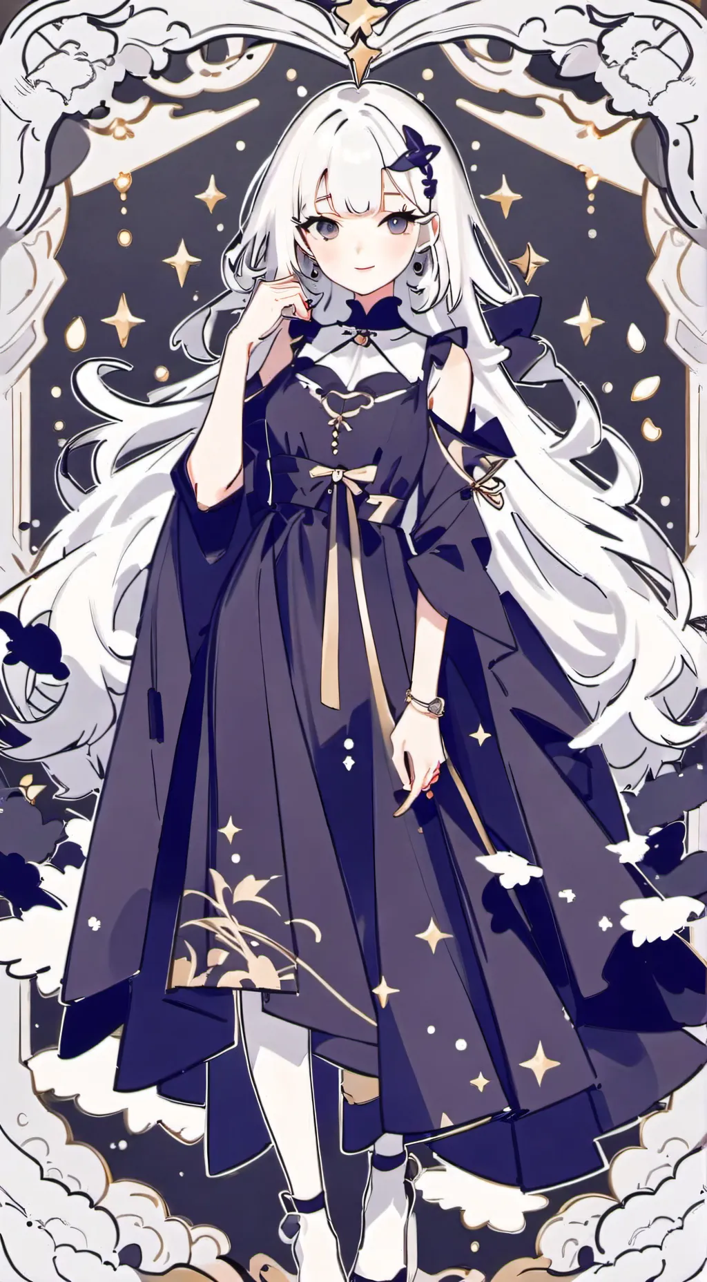 ai character: EleonoraViltaria background