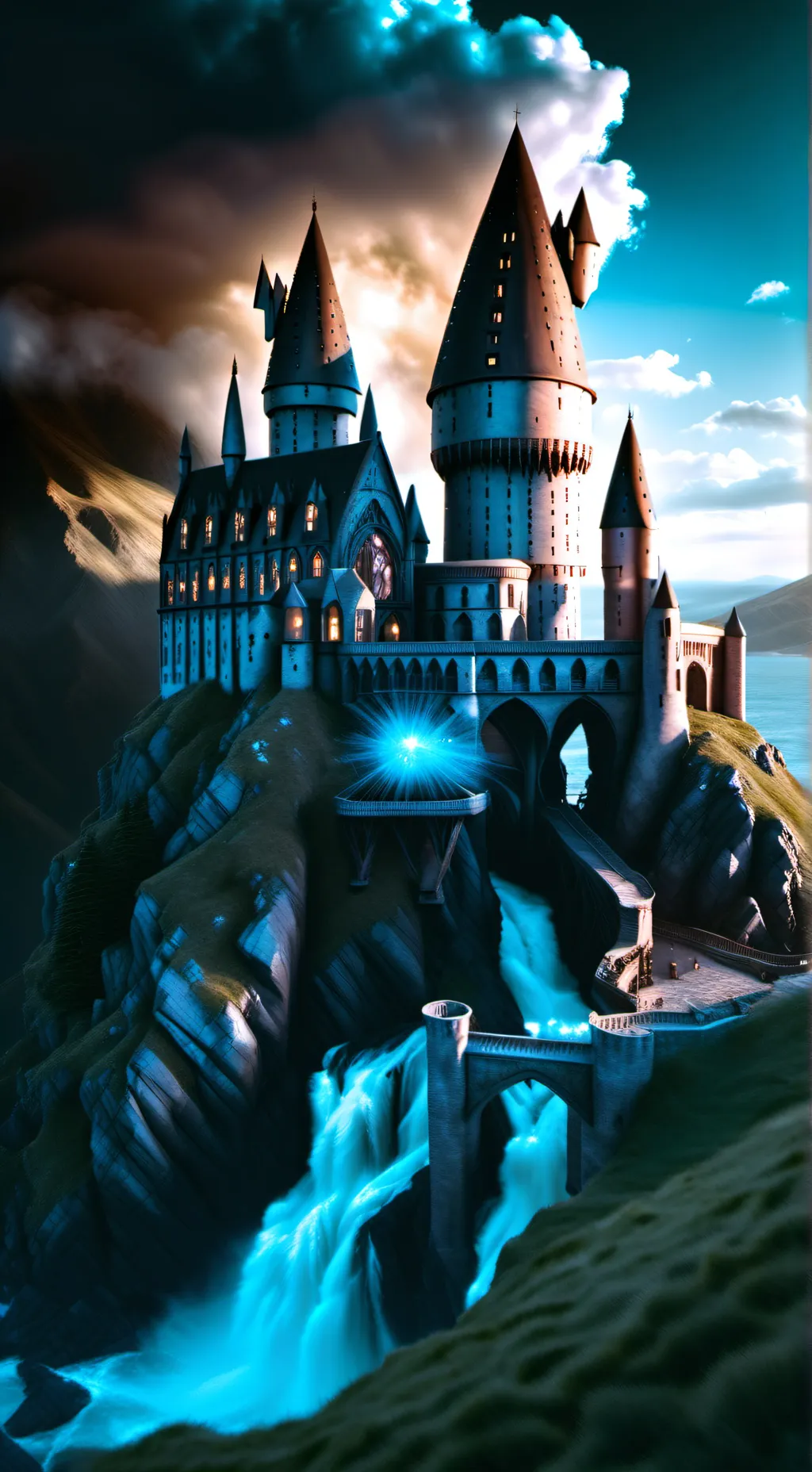 ai character: Hogwarts background