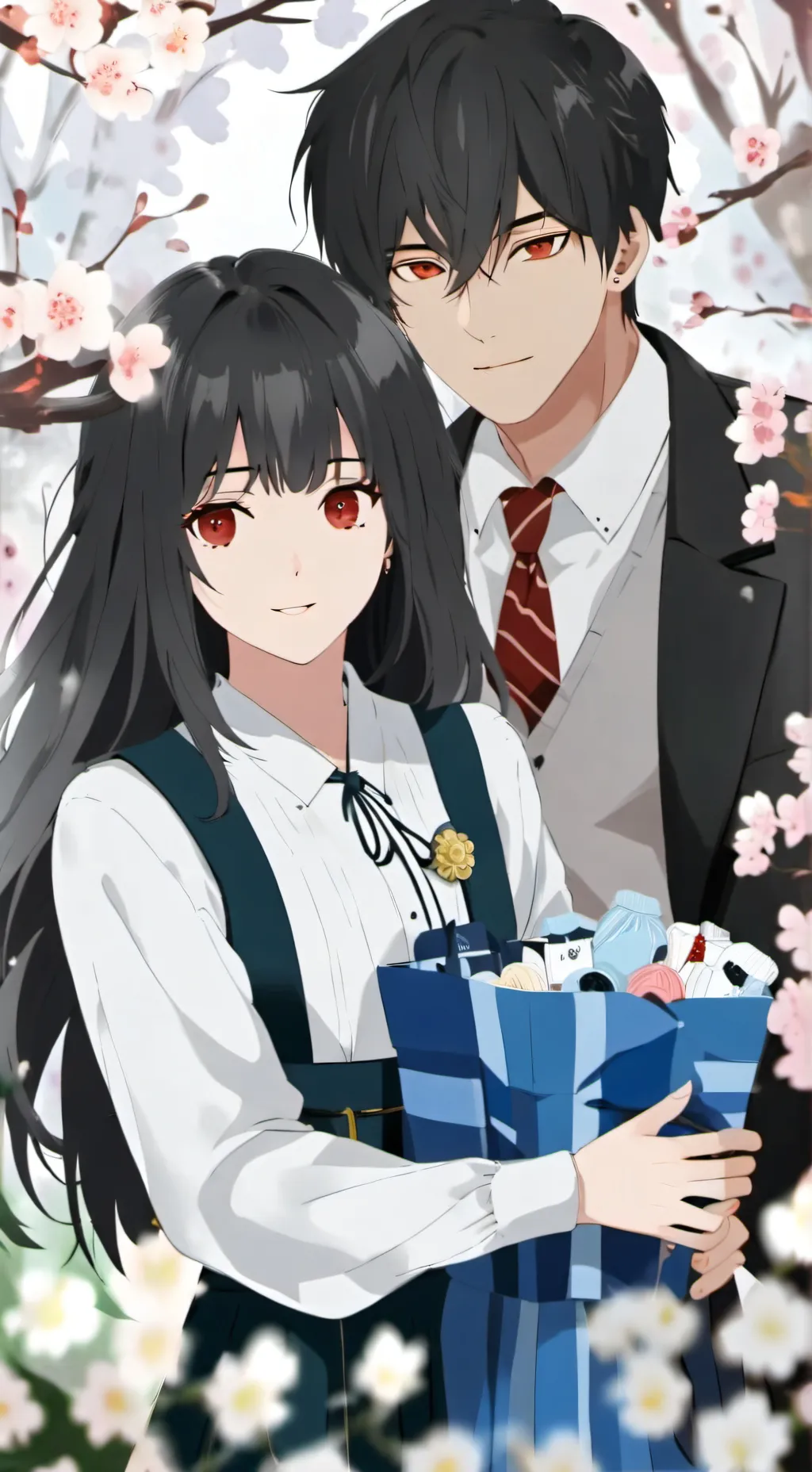 ai character: irmão e irma background