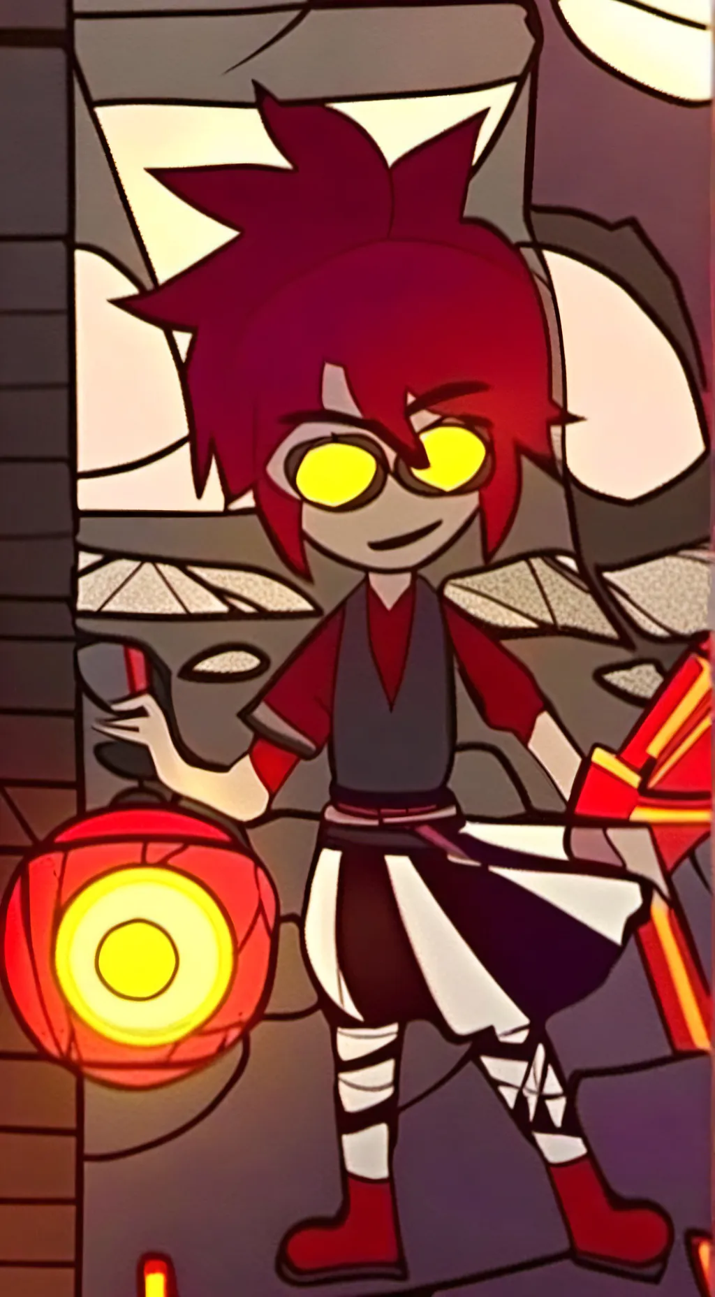 ai character: hells greatest dad background