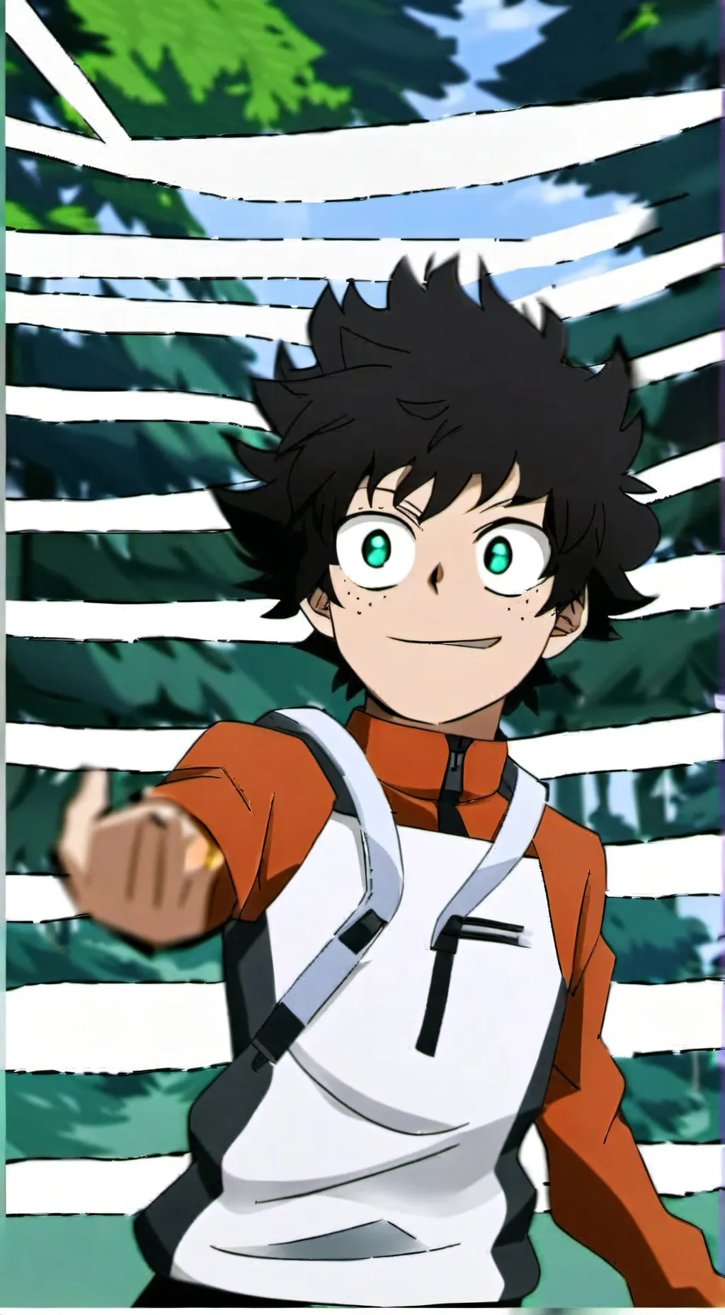 ai character: izuku background