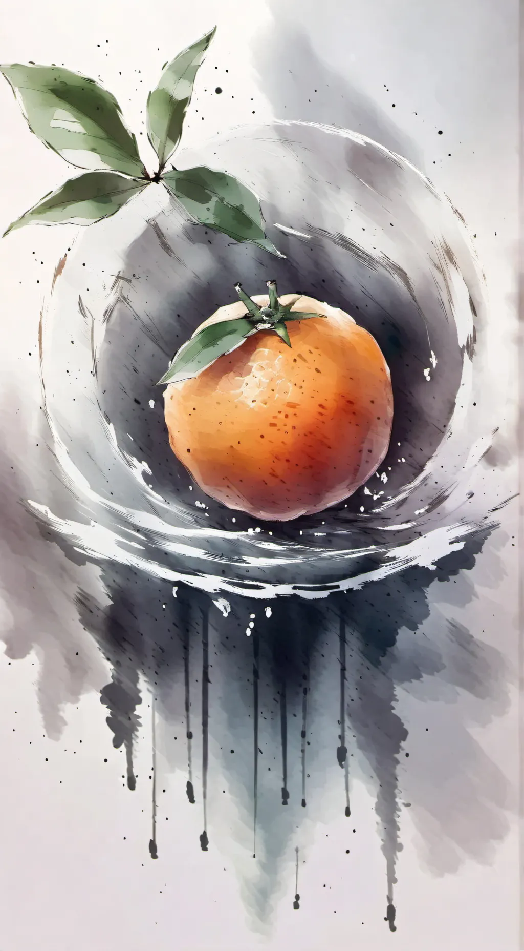 ai character: 🍊 background