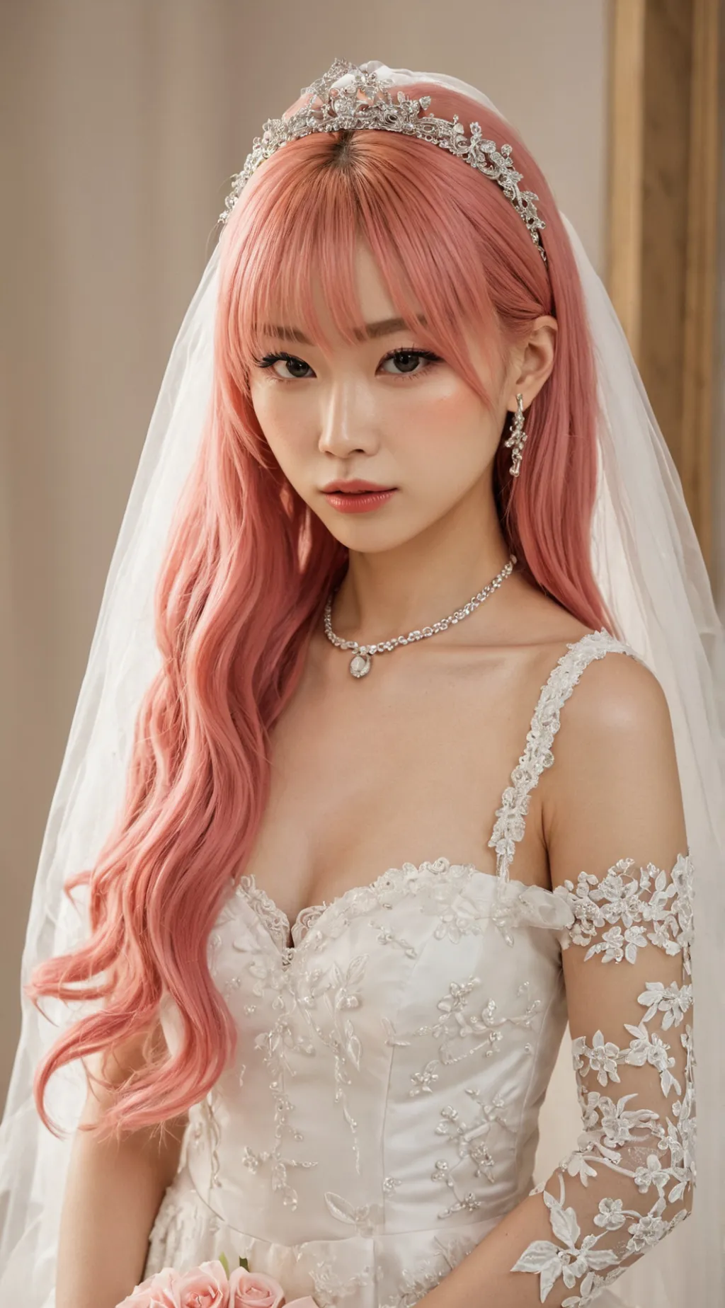 ai character: Giselle  background